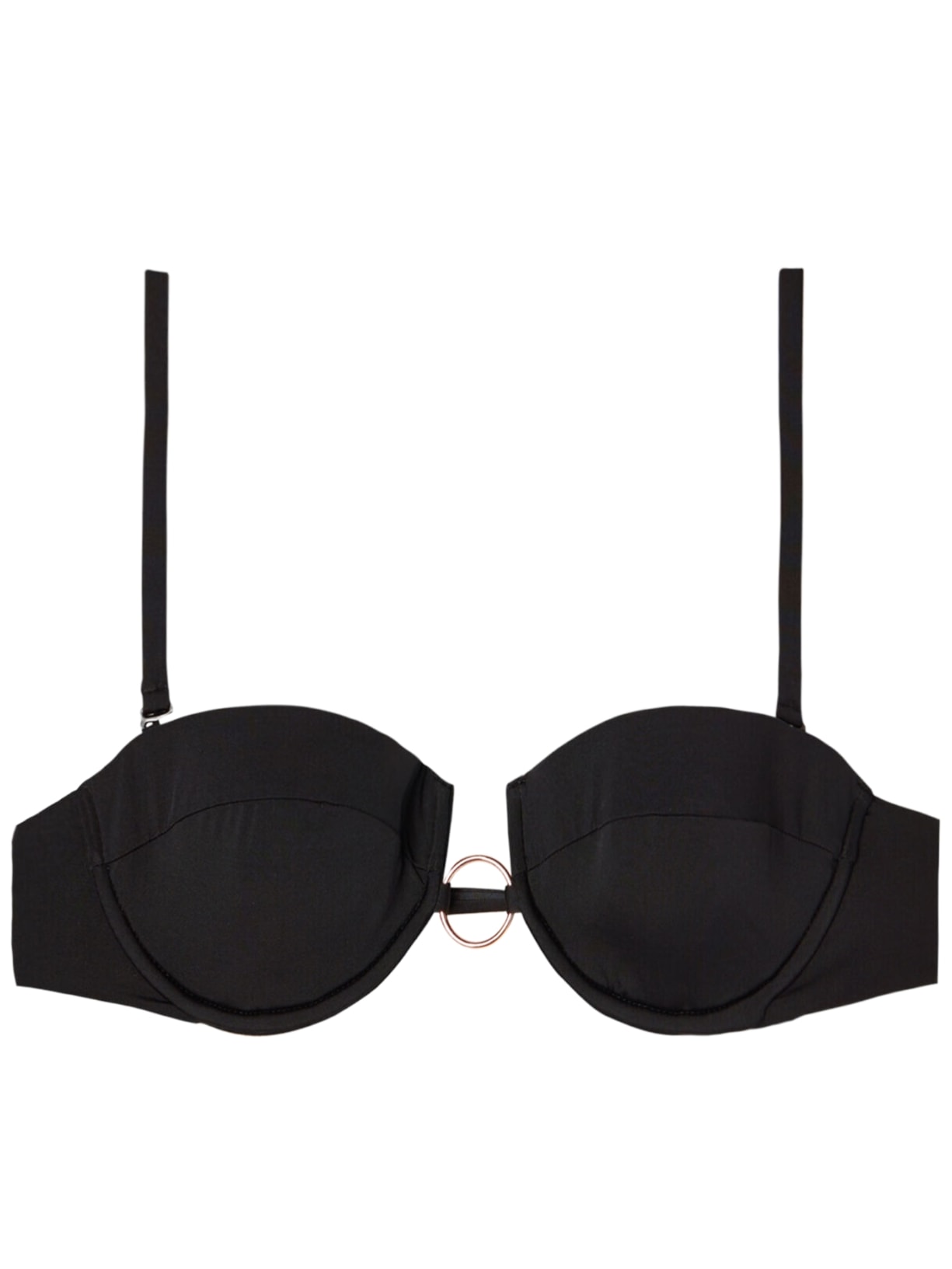 Parte De Cima De Biquíni Tomara-Que-Caia Almofadada Abu Dhabi - Preto