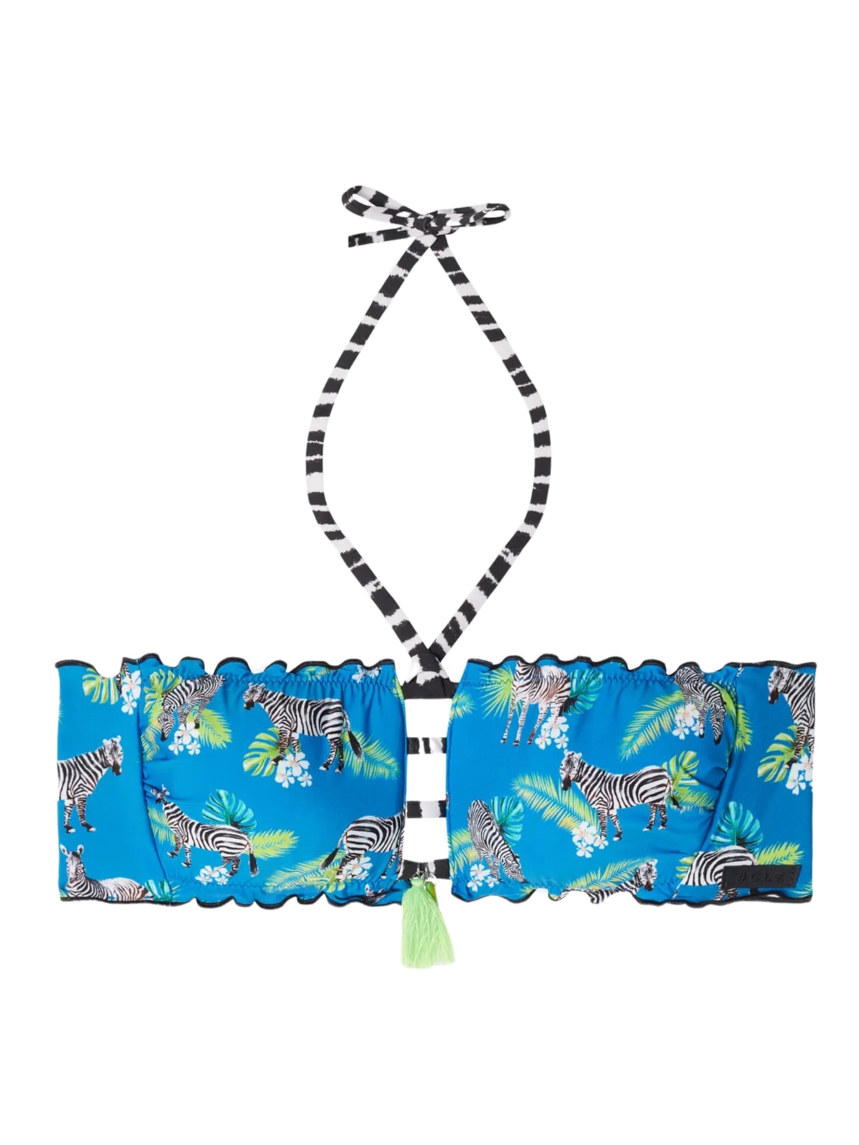 Parte De Cima De Biquíni Tomara-Que-Caia Cancun - Azul