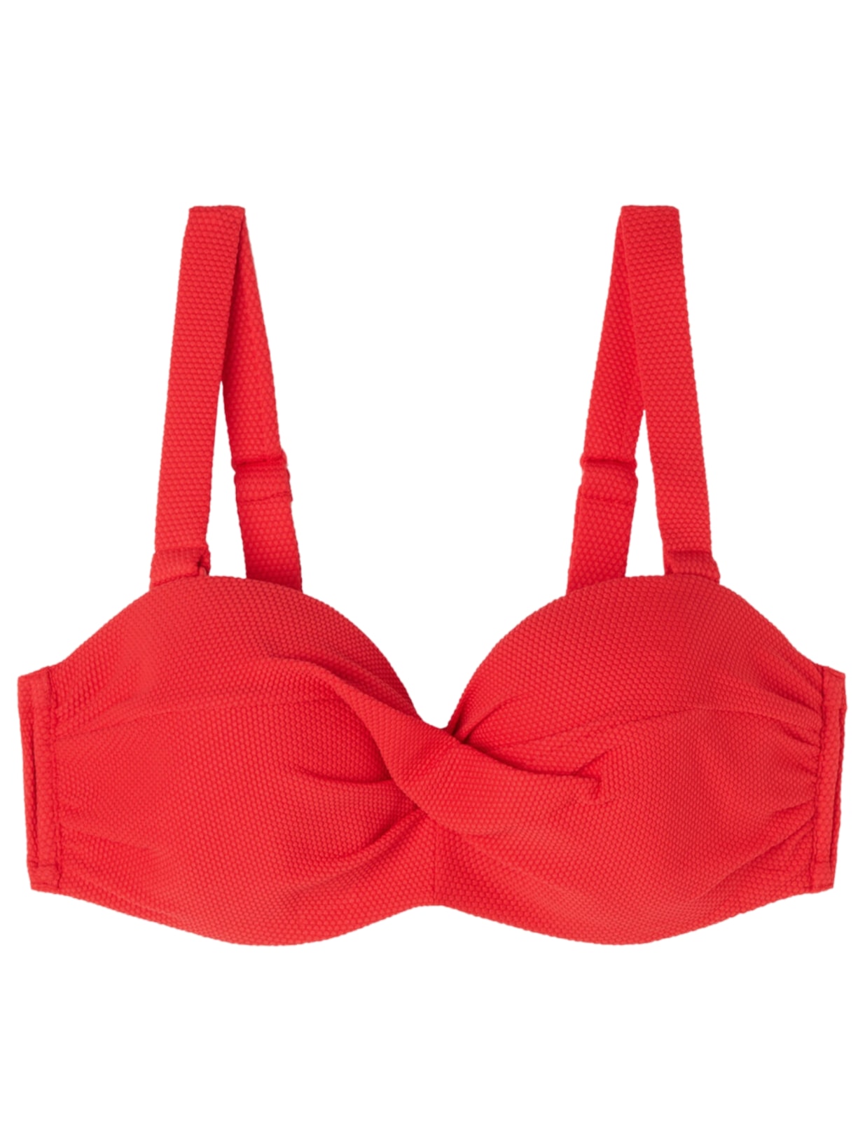 Parte De Cima De Biquíni Tomara Que Caia Classic Piquet - Vermelho
