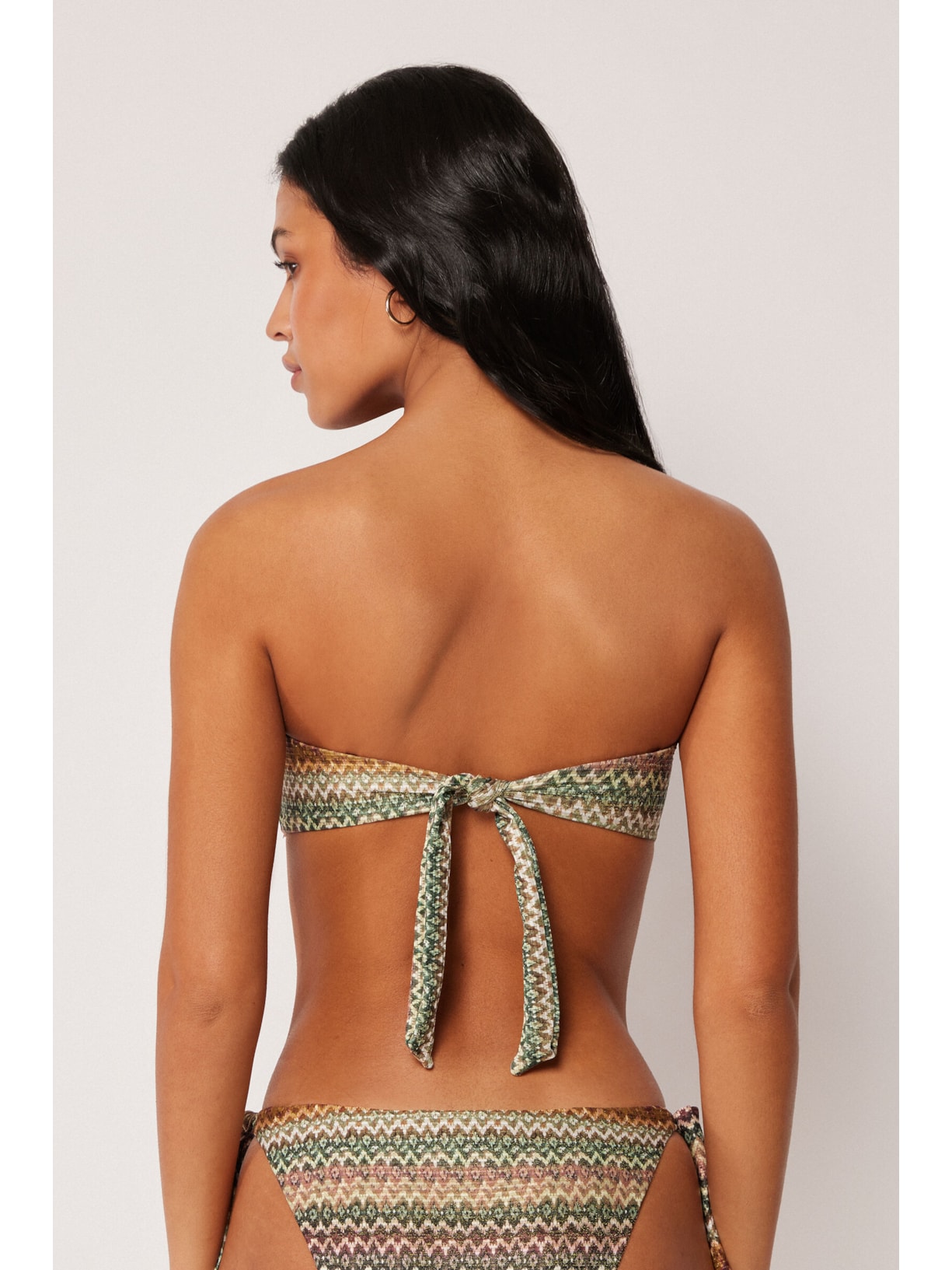Parte De Cima De Biquíni Tomara Que Caia Elegant Ethnic Verde Calzedonia