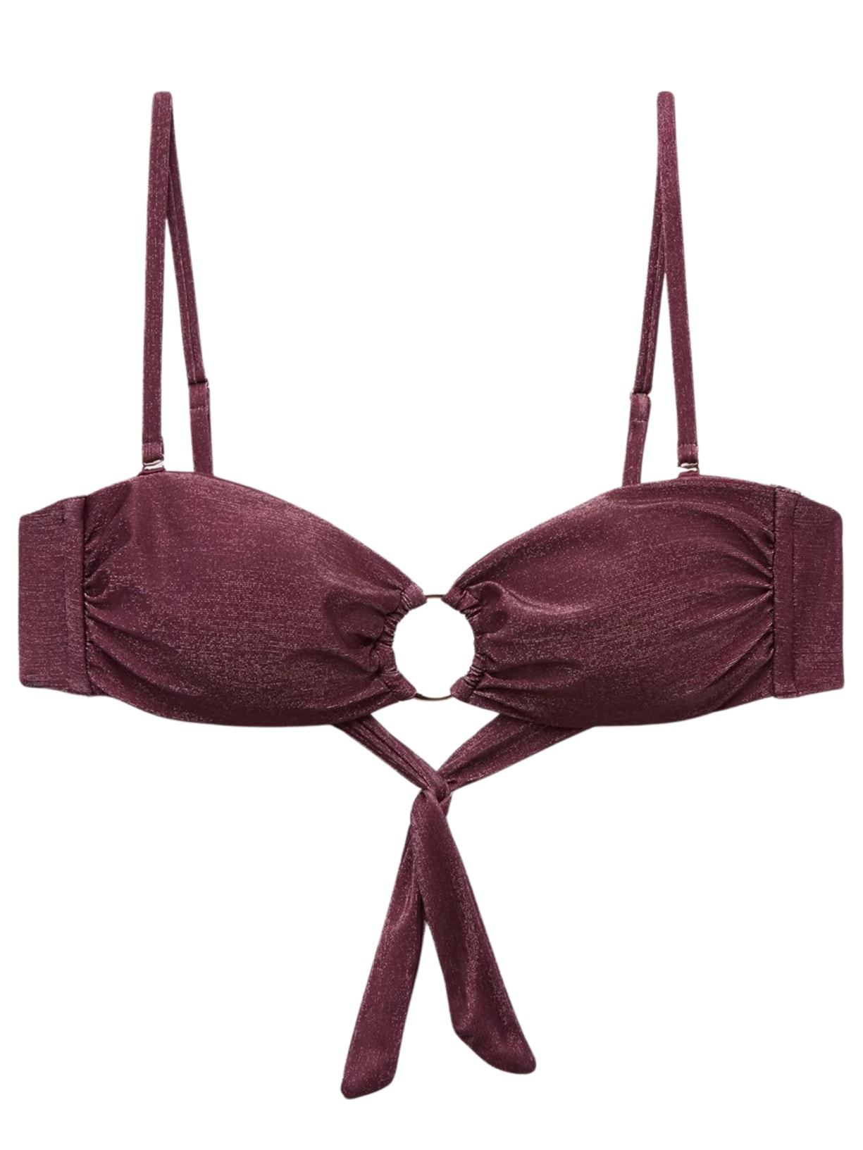 Parte De Cima De Biquíni Tomara Que Caia Golden Glow Roxo Calzedonia