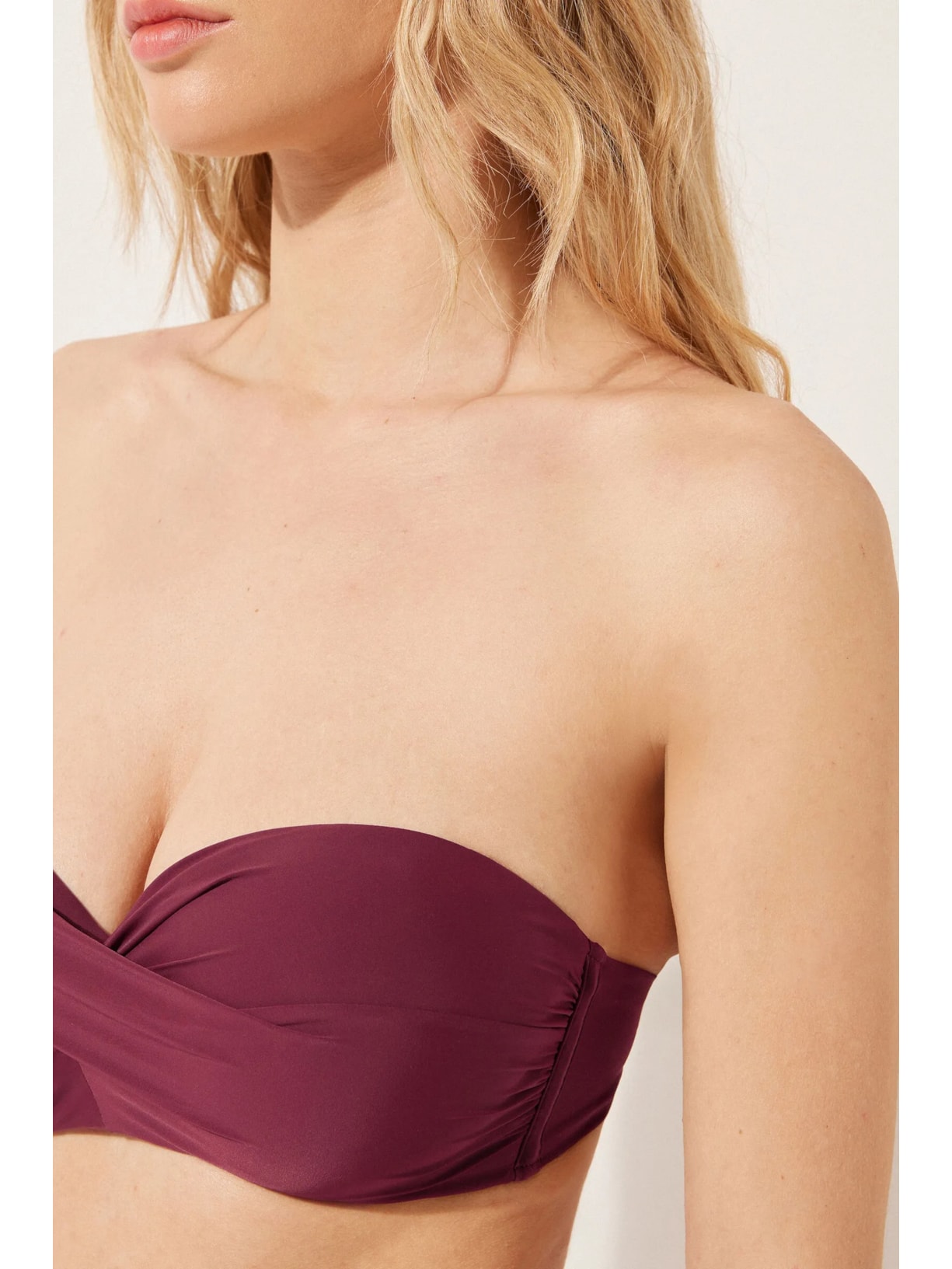 Parte De Cima De Biquíni Tomara Que Caia Indonésia Bordô Calzedonia