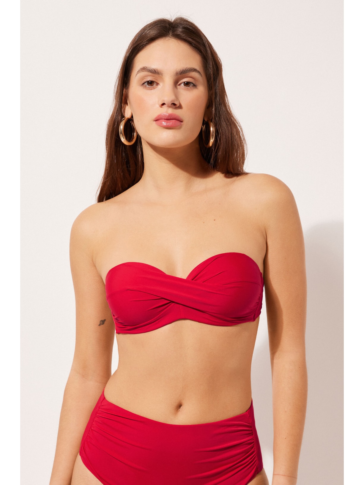 Parte De Cima De Biquíni Tomara Que Caia Indonésia Vermelho Calzedonia