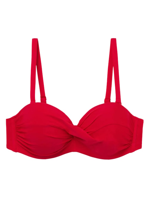 Parte De Cima De Biquíni Tomara Que Caia Indonésia - Vermelho