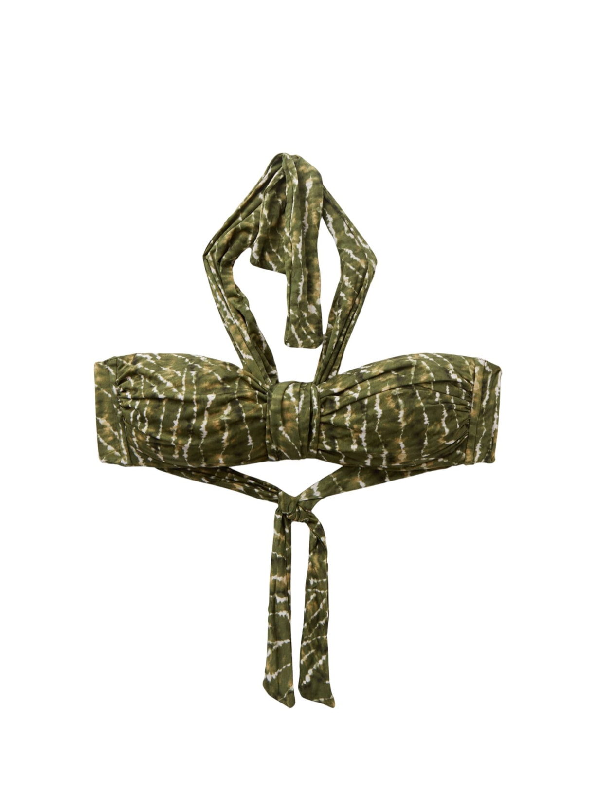 Parte De Cima De Biquíni Tomara Que Caia Natural Tie-Dye Verde Calzedonia
