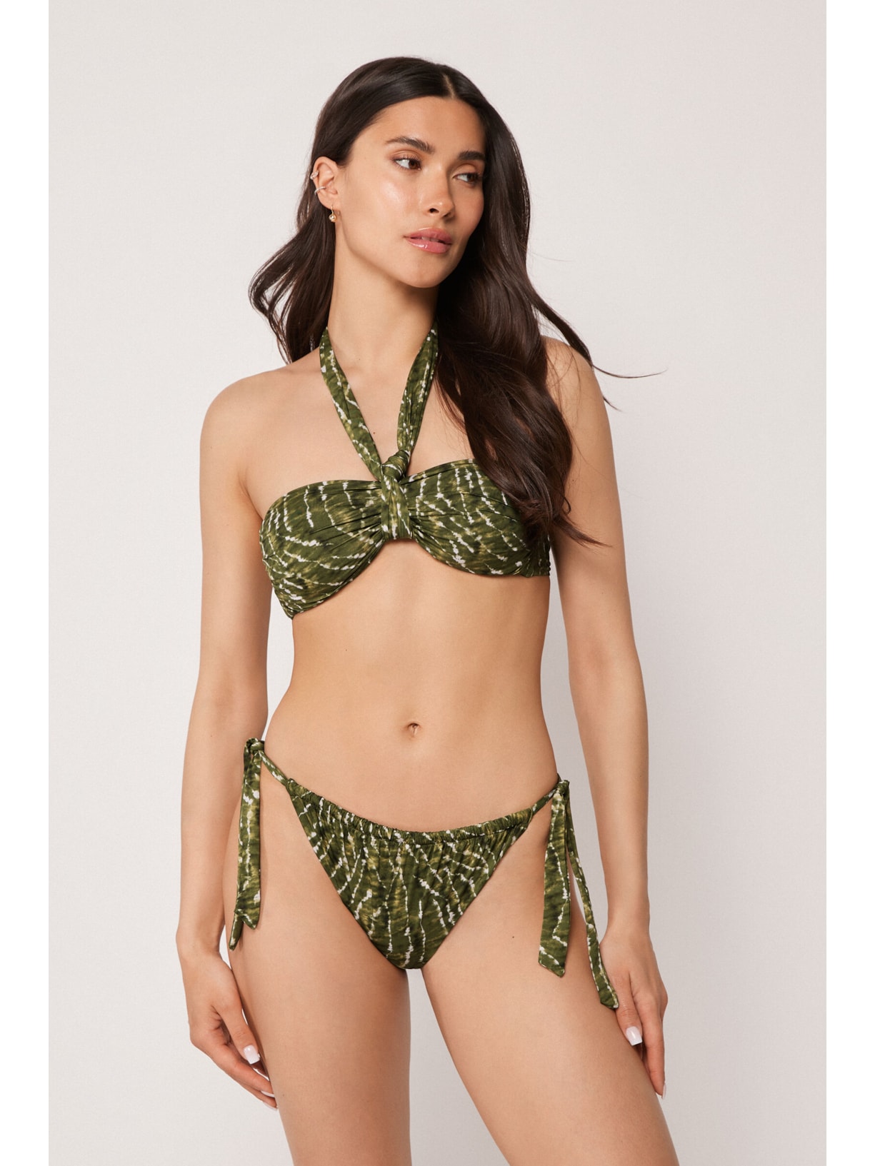 Parte De Cima De Biquíni Tomara Que Caia Natural Tie-Dye Verde Calzedonia
