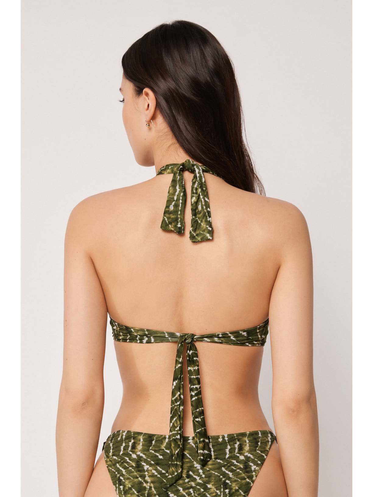 Parte De Cima De Biquíni Tomara Que Caia Natural Tie-Dye Verde Calzedonia