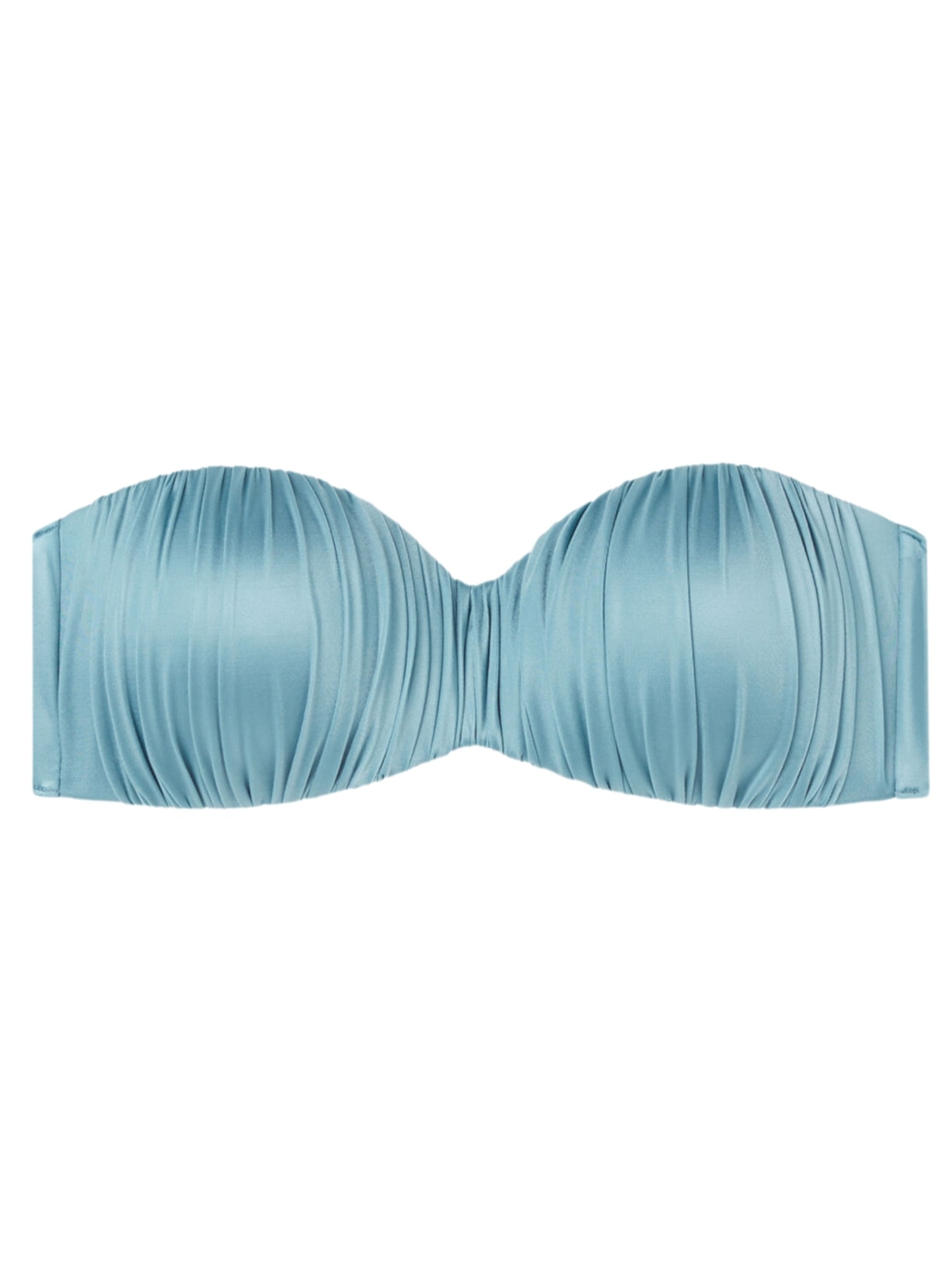 Parte De Cima De Biquíni Tomara Que Caia Shiny Satin - Azul