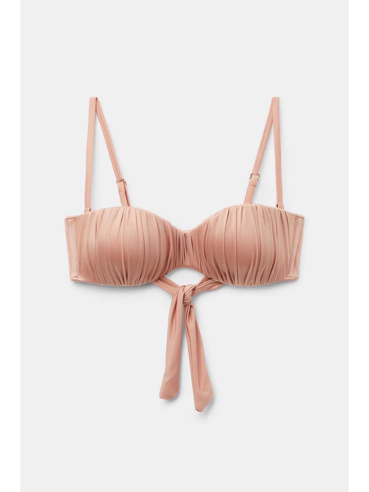 Parte De Cima De Biquíni Tomara Que Caia Shiny Satin - Rosa