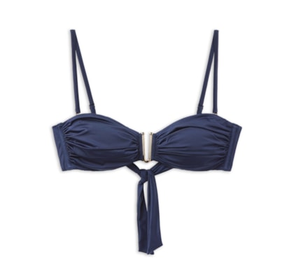 Parte De Cima De Biquíni Tomara Que Caia Timeless Diva - Azul