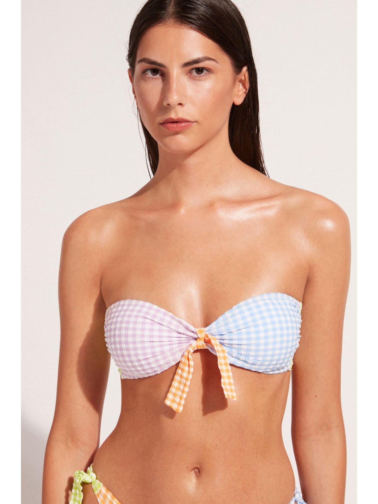 Parte De Cima De Biquíni Tomara-Que-Caia Valencia Colorido Calzedonia