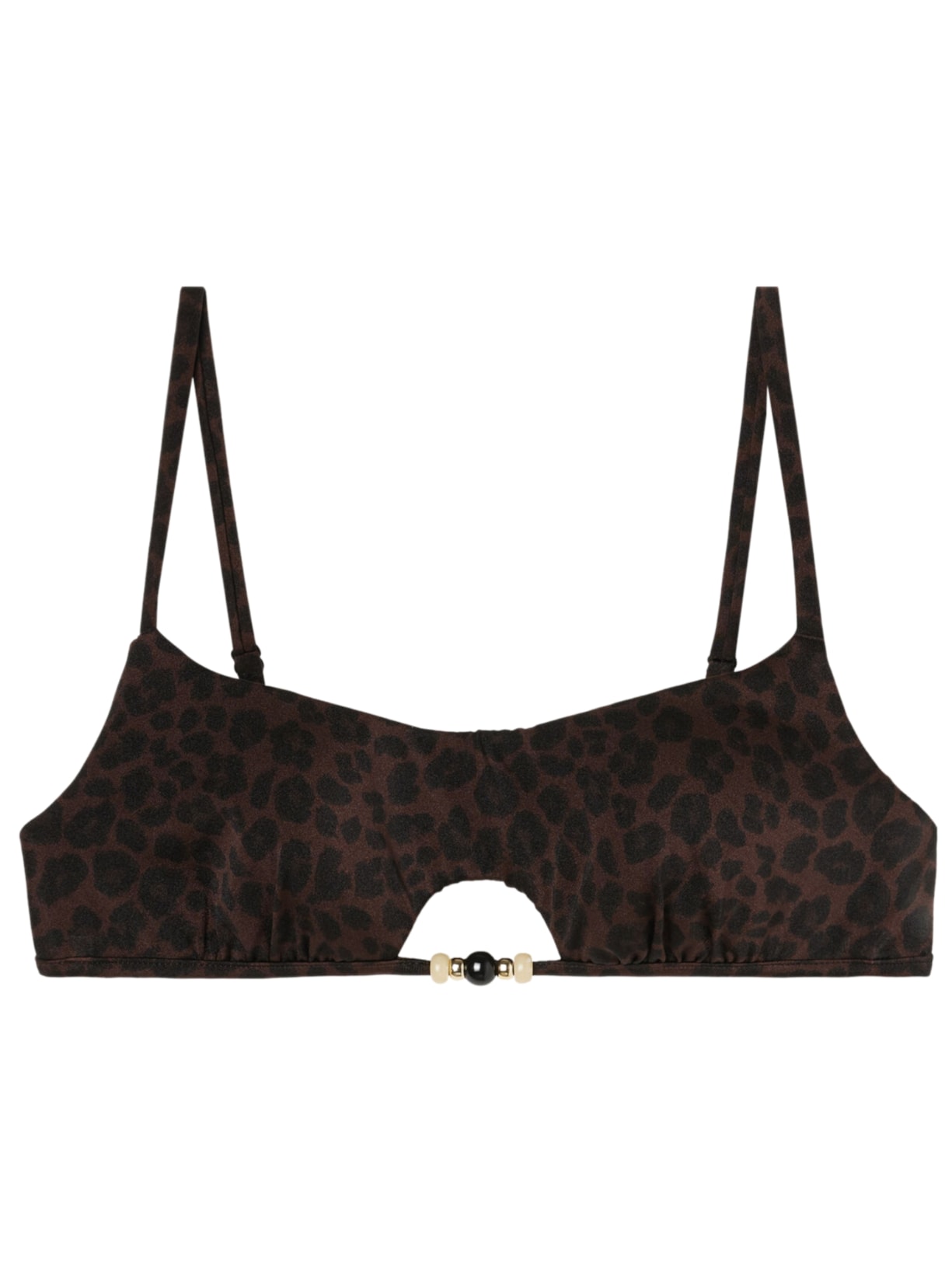 Parte De Cima De Biquíni Top Caimanera - Marrom