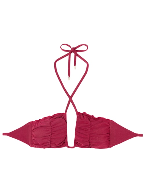 Parte De Cima De BiquÃni Top Islamorada - Vermelho