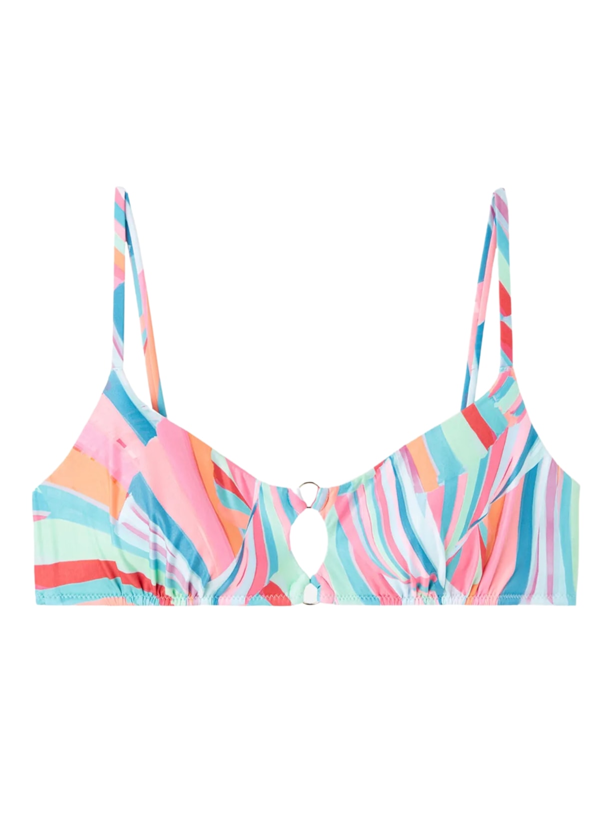 Parte De Cima De Biquíni Top Neon Summer - Azul