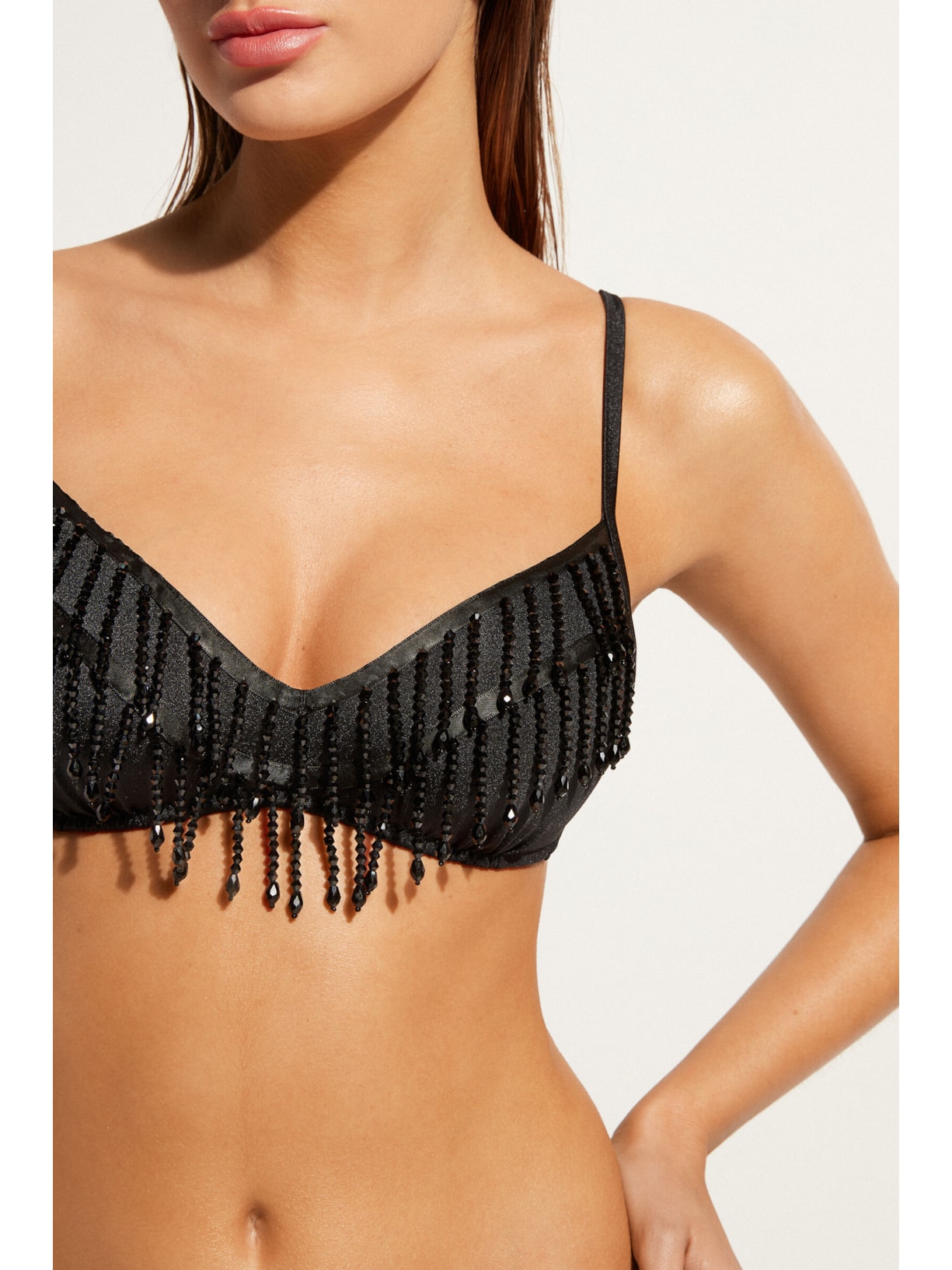 Parte De Cima De Biquíni Top Taipei Preto Calzedonia