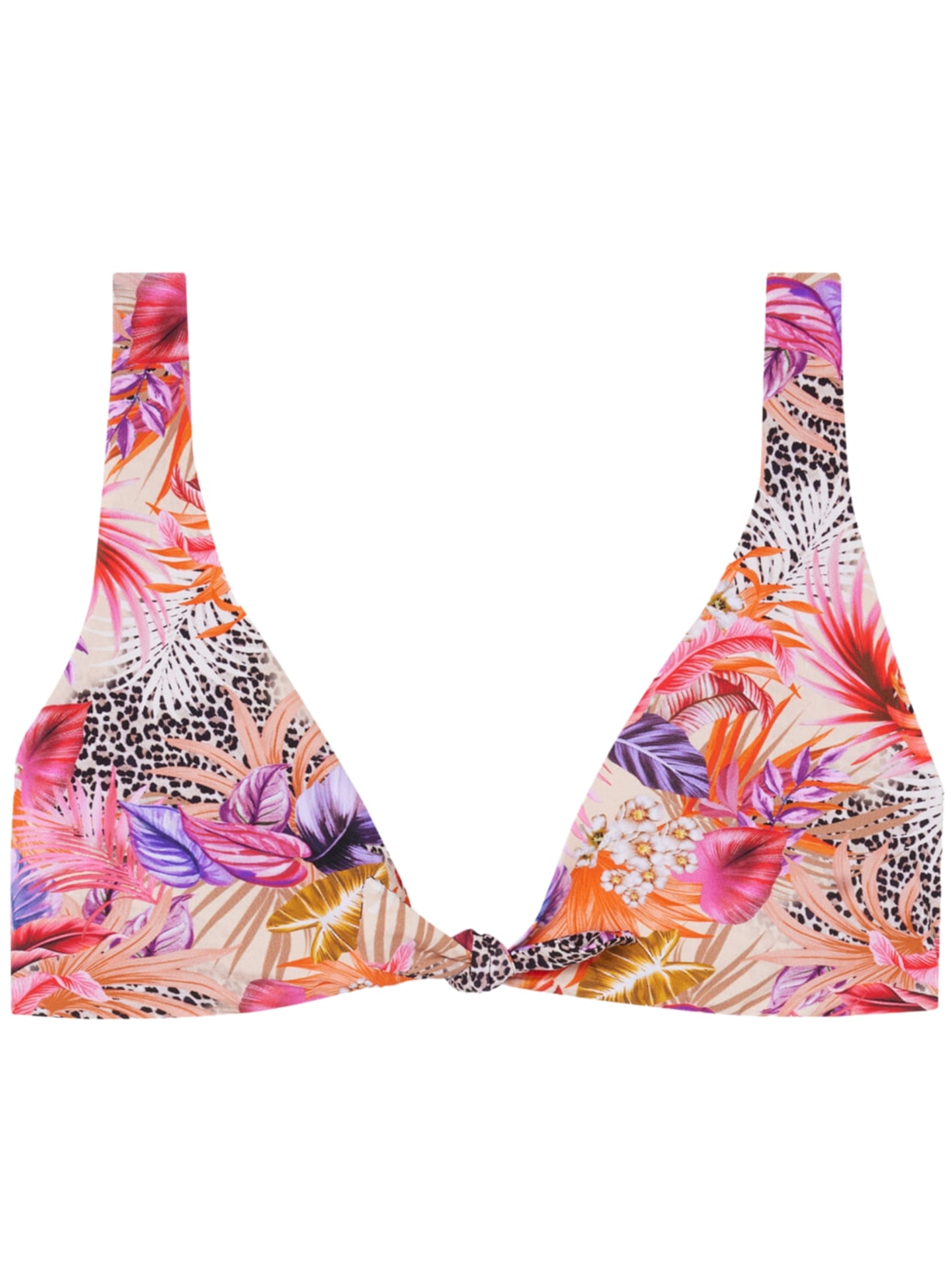 Parte De Cima De Biquíni Top Wild Foliage - Rosa