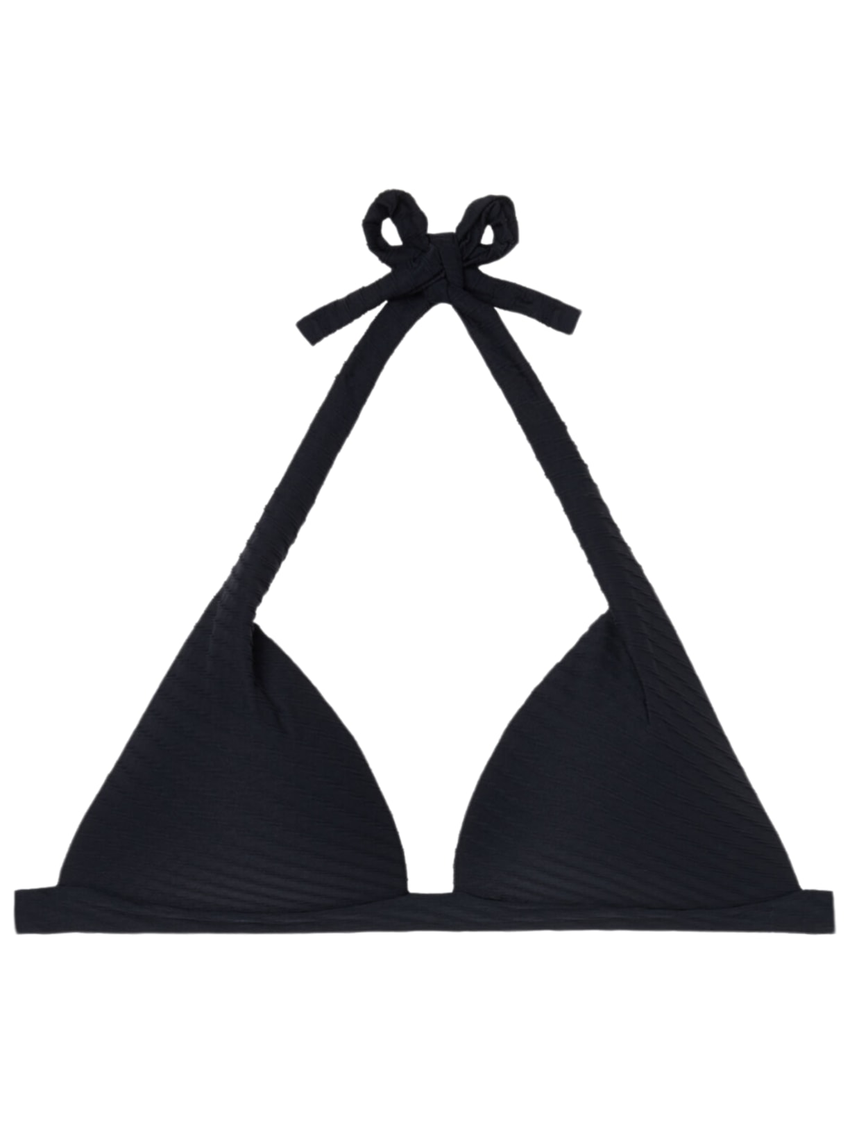 Parte De Cima De Biquíni Triângulo 3d Black Waves - Preto