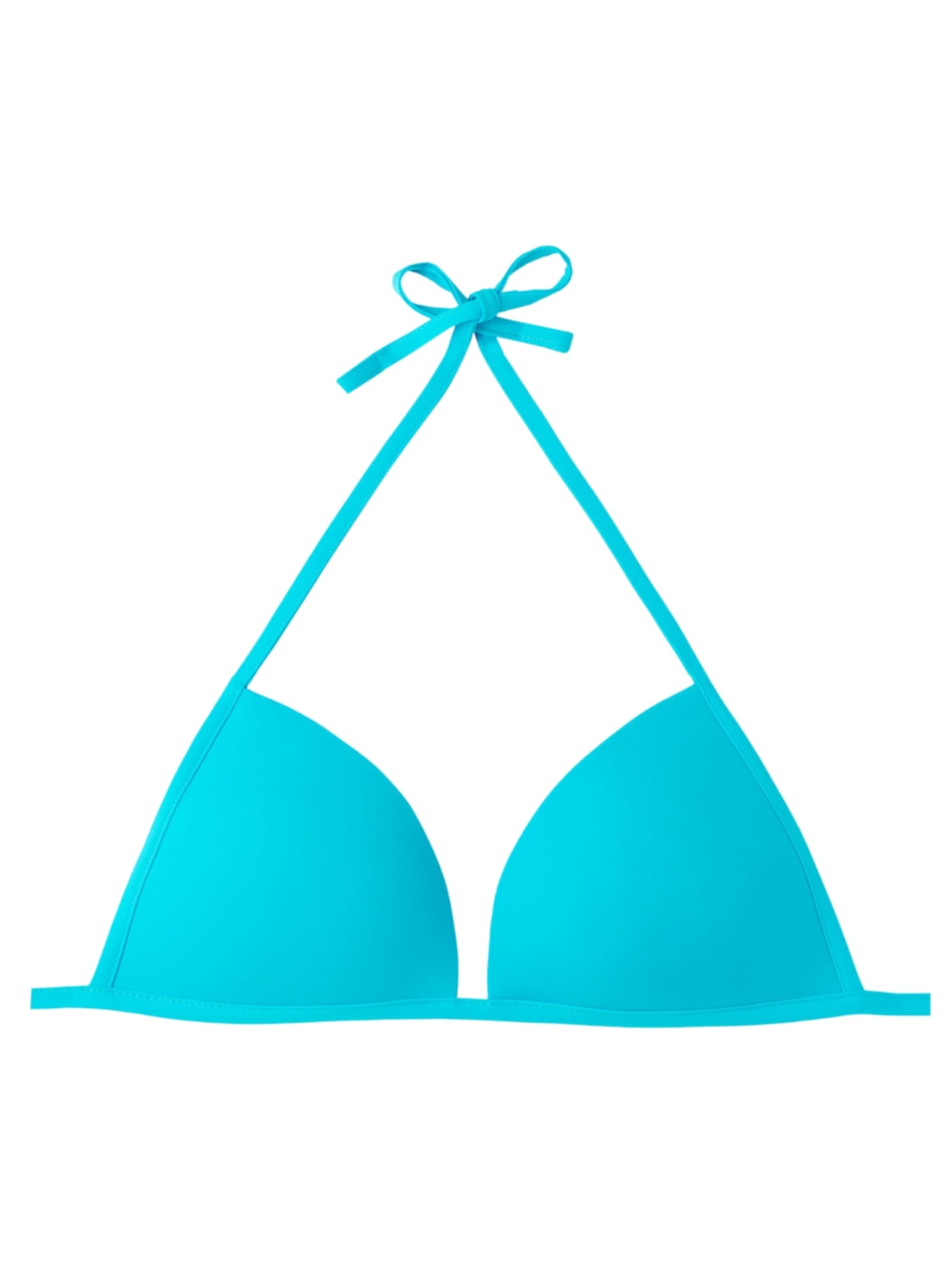 Parte De Cima De Biquíni Triângulo Almofadado Graduado Soft Indonésia - Azul