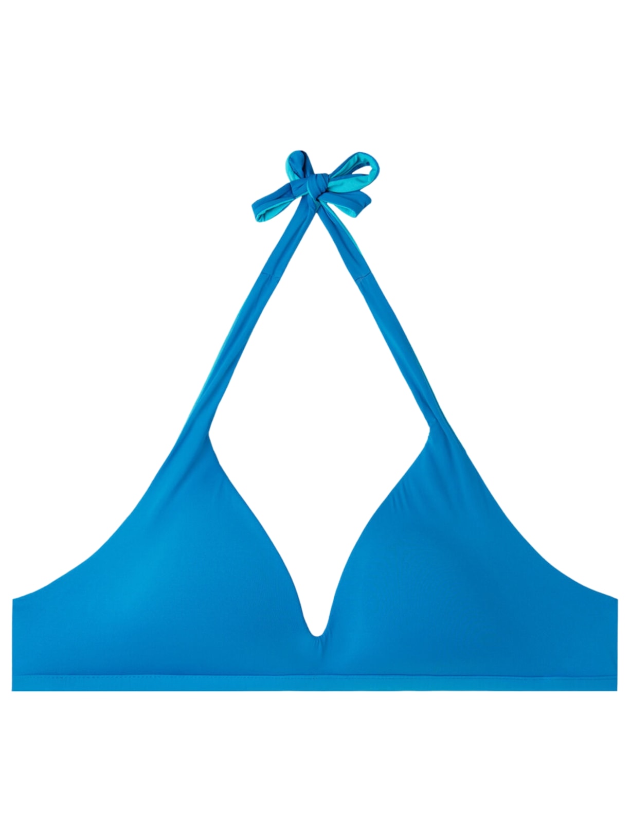 Parte De Cima De Biquíni Triângulo Almofadado Soft Indonésia - Azul