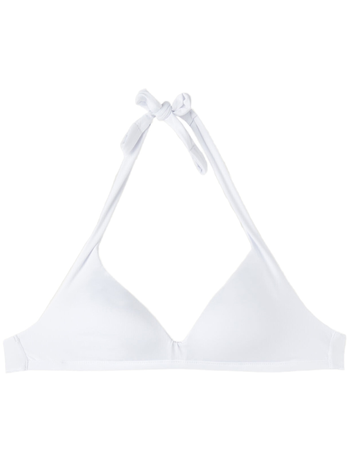 Parte De Cima De Biquíni Triângulo Almofadado Soft Indonésia - Branco