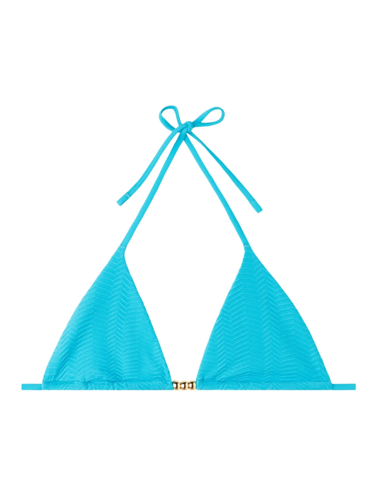 Parte De Cima De Biquíni Triângulo Cortininha Casablanca - Azul