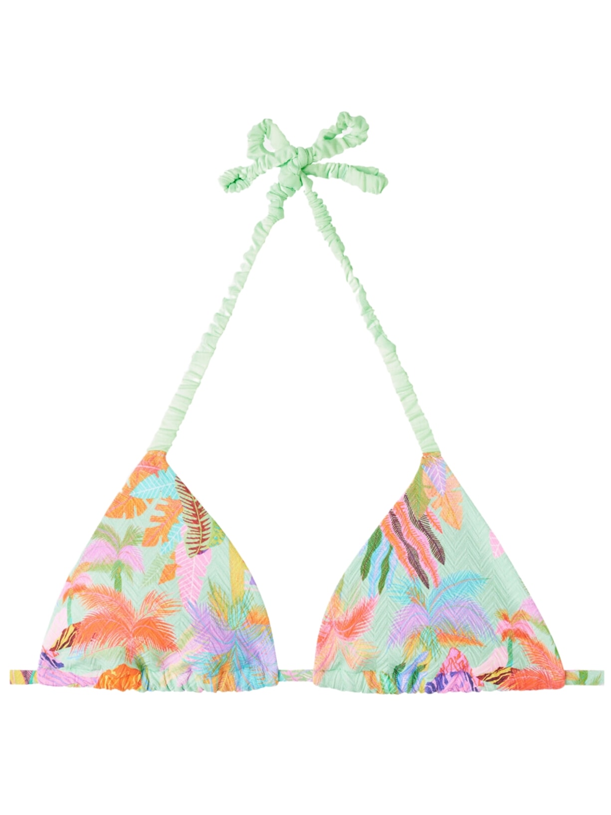 Parte De Cima De Biquíni Triângulo Deslizante Tahiti - Colorido