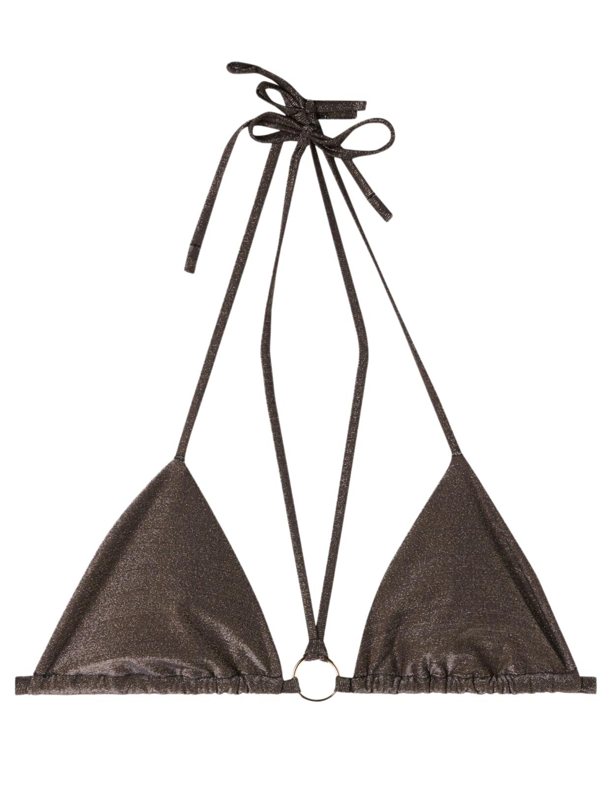 Parte De Cima De Biquíni Triângulo Hollywood - Marrom