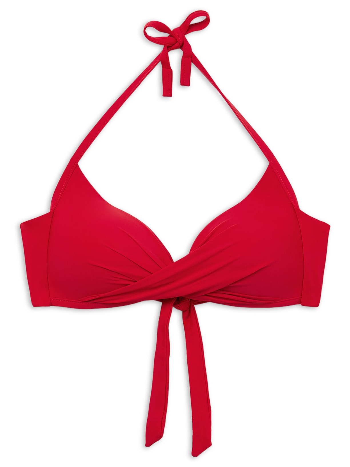 Parte De Cima De Biquíni Triângulo Indonésia - Vermelho