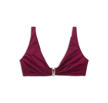 Parte De Cima De Biquíni Triângulo Timeless Diva - Bordô