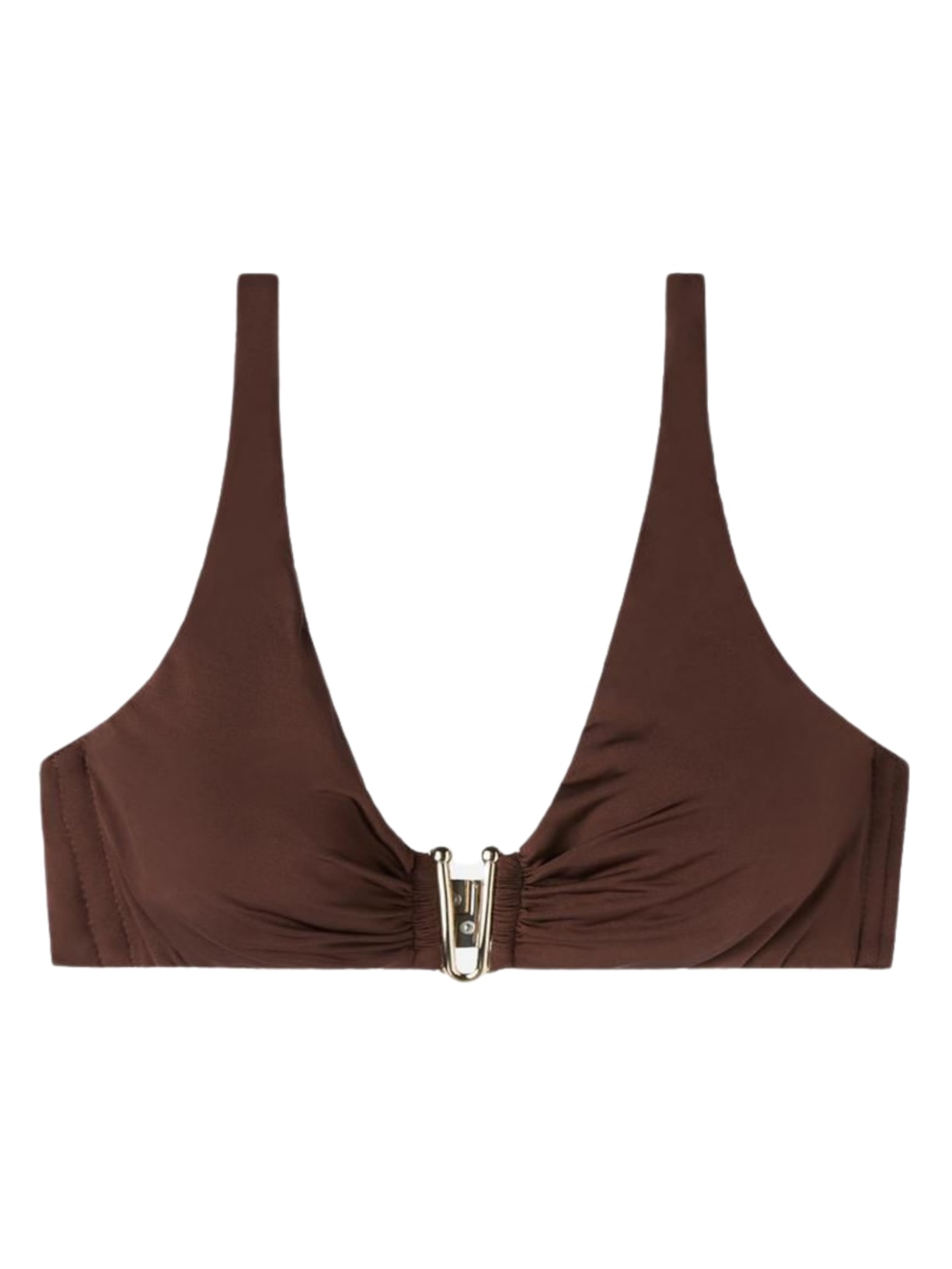 Parte De Cima De Biquíni Triângulo Timeless Diva - Marrom