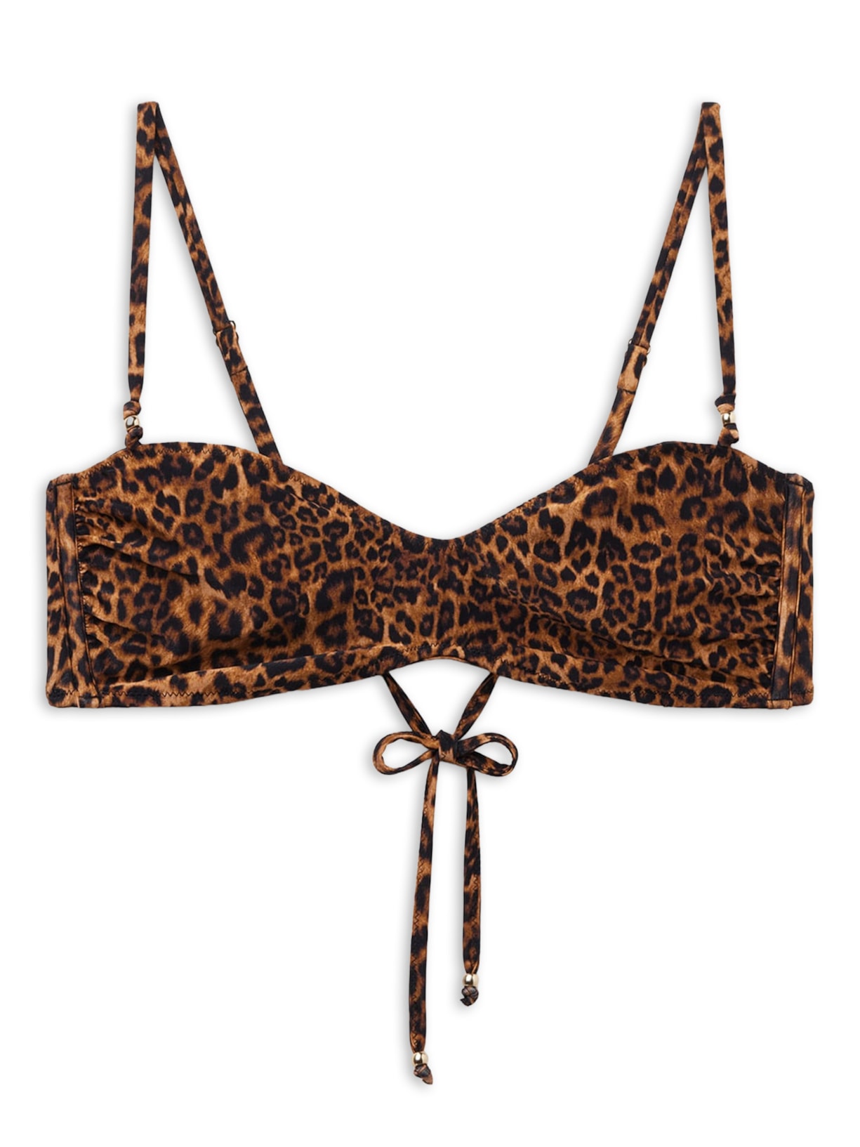 Parte De Cima De Biquíni Wild Animalier Marrom Calzedonia