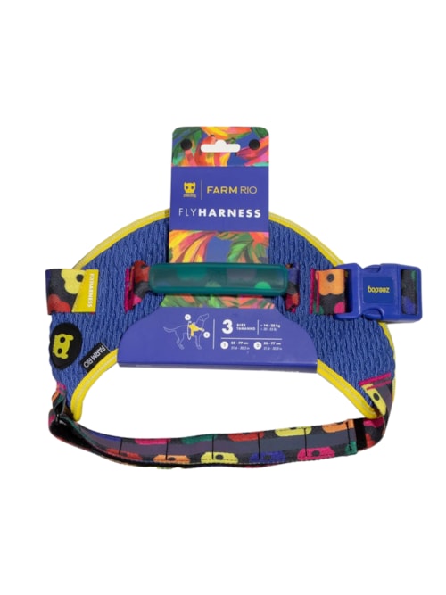Peitoral Flyharness Mix - Azul