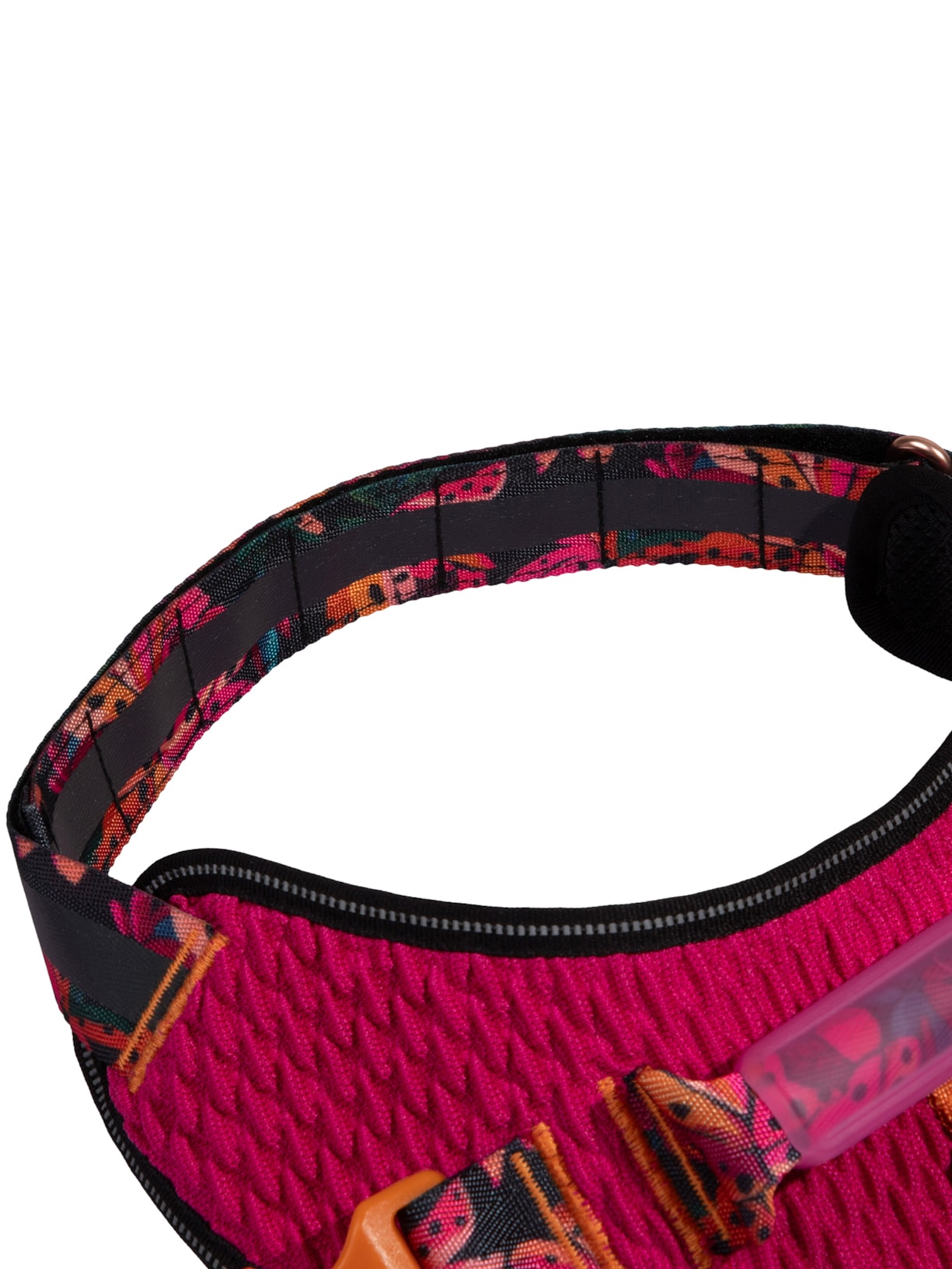 Peitoral Flyharness Onça Rosa Farm Etc + Zeedog