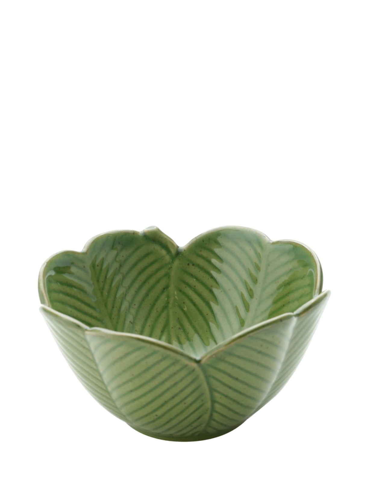 Petisqueira Banana Leaf Em Cerâmica - Verde