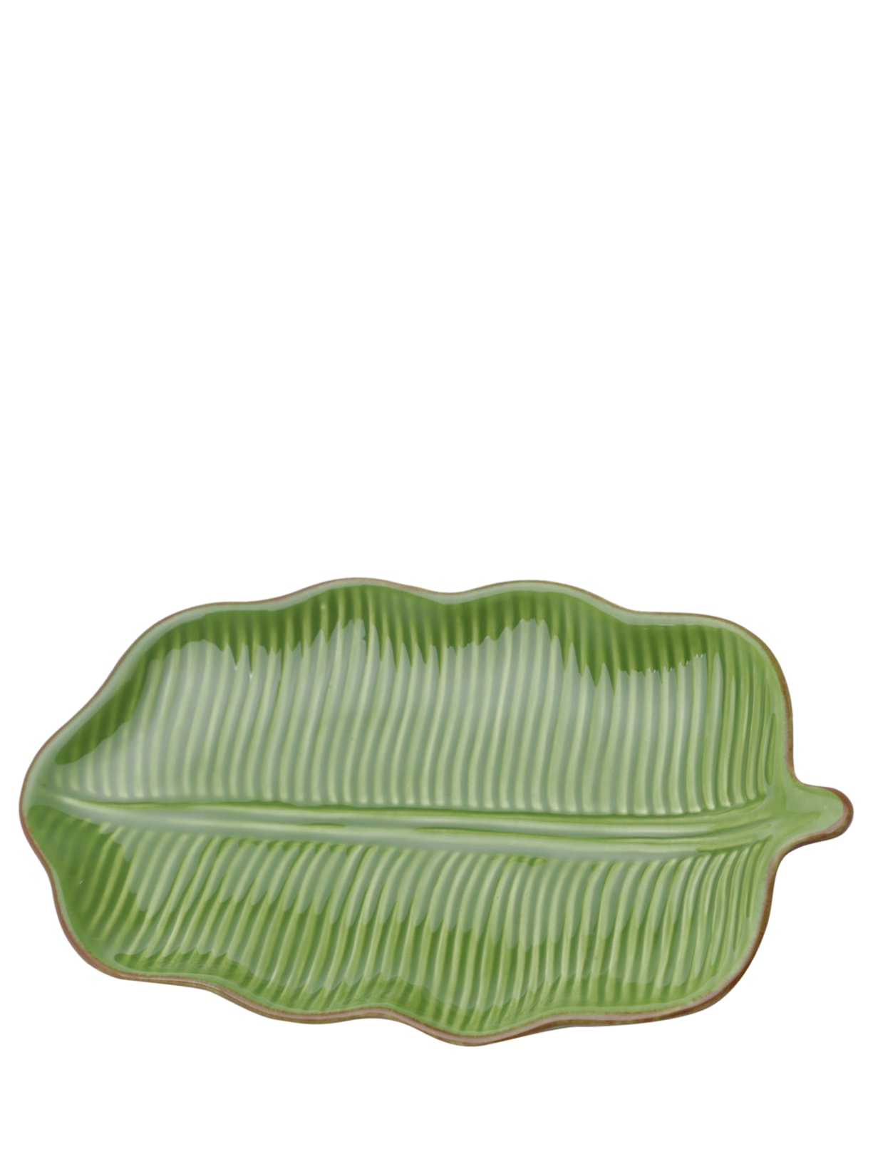 Petisqueira Banana Leaf Em Cerâmica - Verde