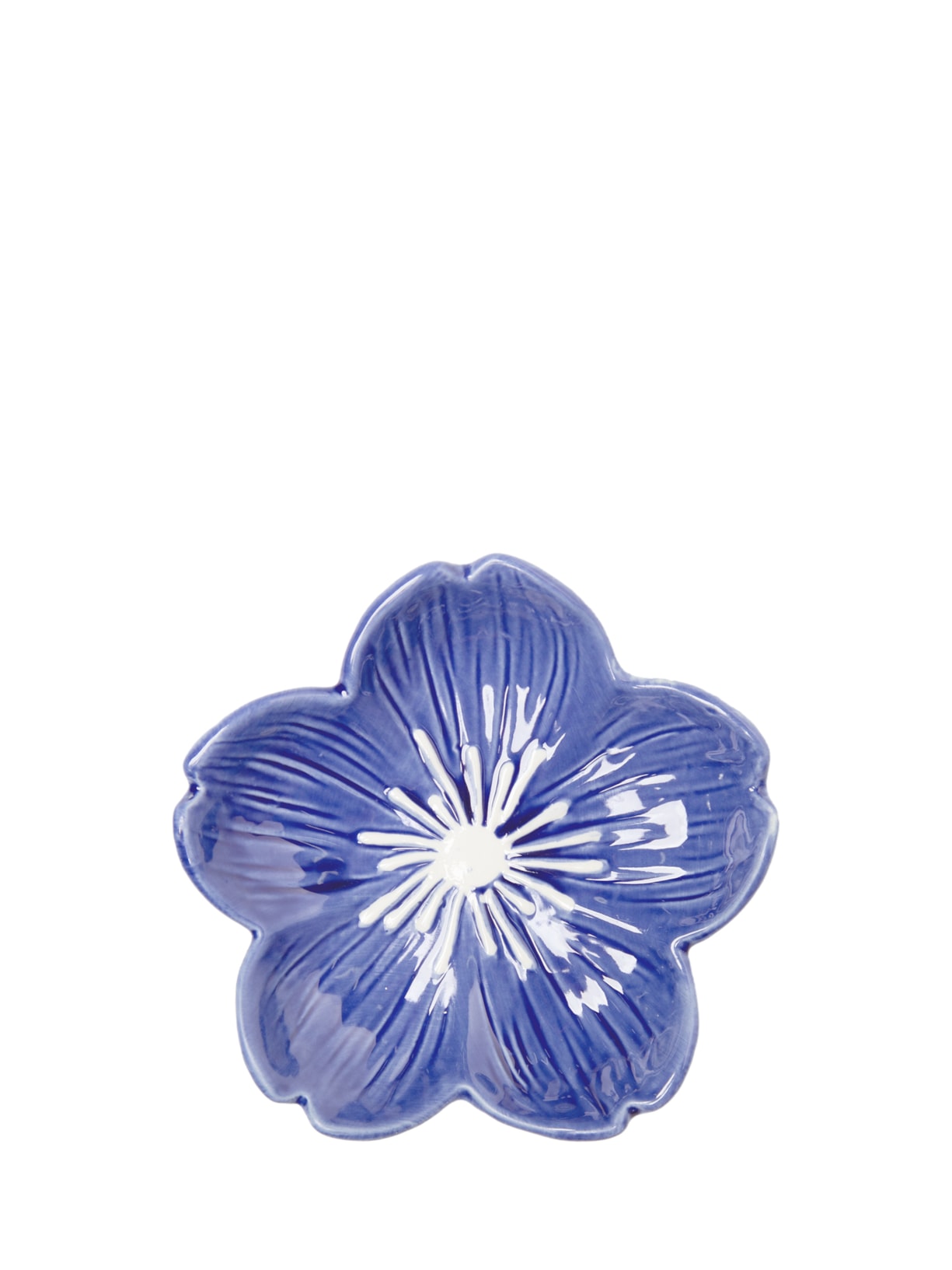 Petisqueira Cherry Blossom Em Cerâmica - Azul