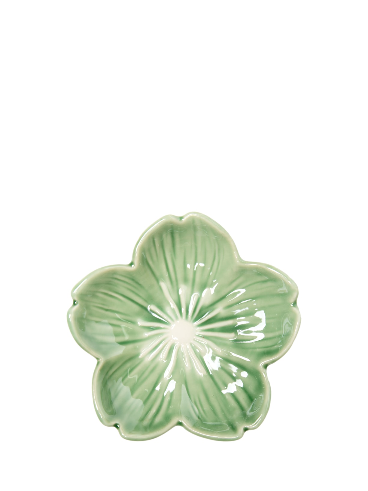 Petisqueira Cherry Blossom Em Cerâmica - Verde