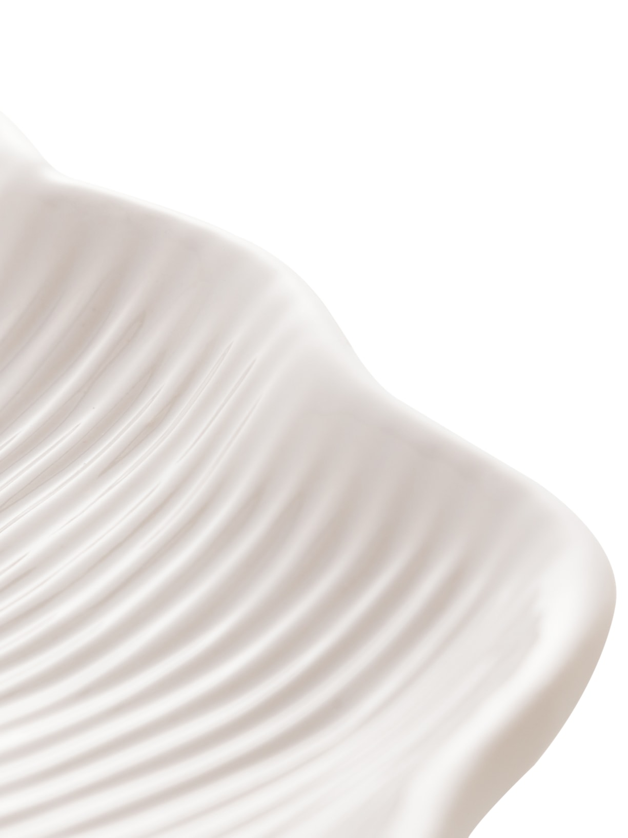 Petisqueira De Cerâmica Banana Leaf Branco '2Home