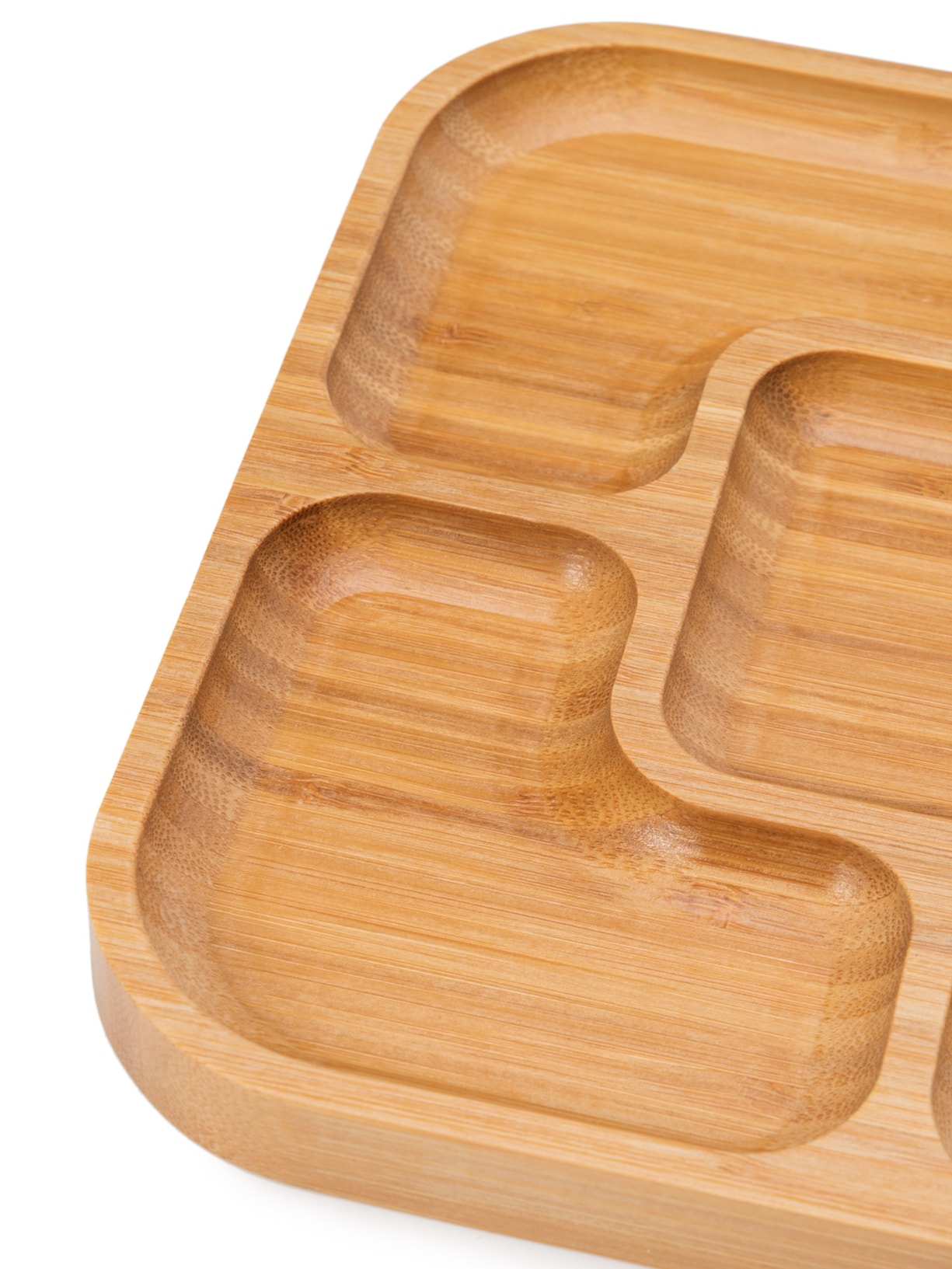 Petisqueira Quadrada 1 Peça Em Bambu Marrom '2Home