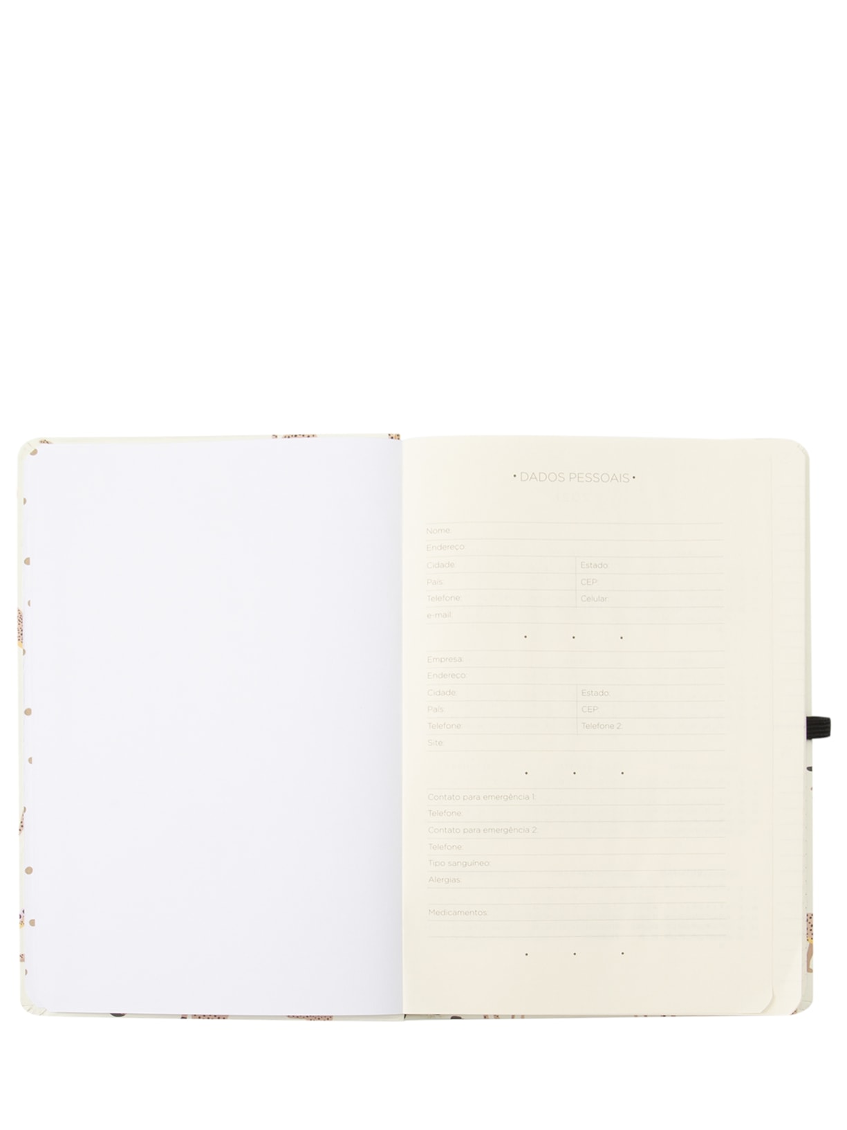 Petit Planner Leona Em Papel 1 Peça  Bege Estúdio Papel