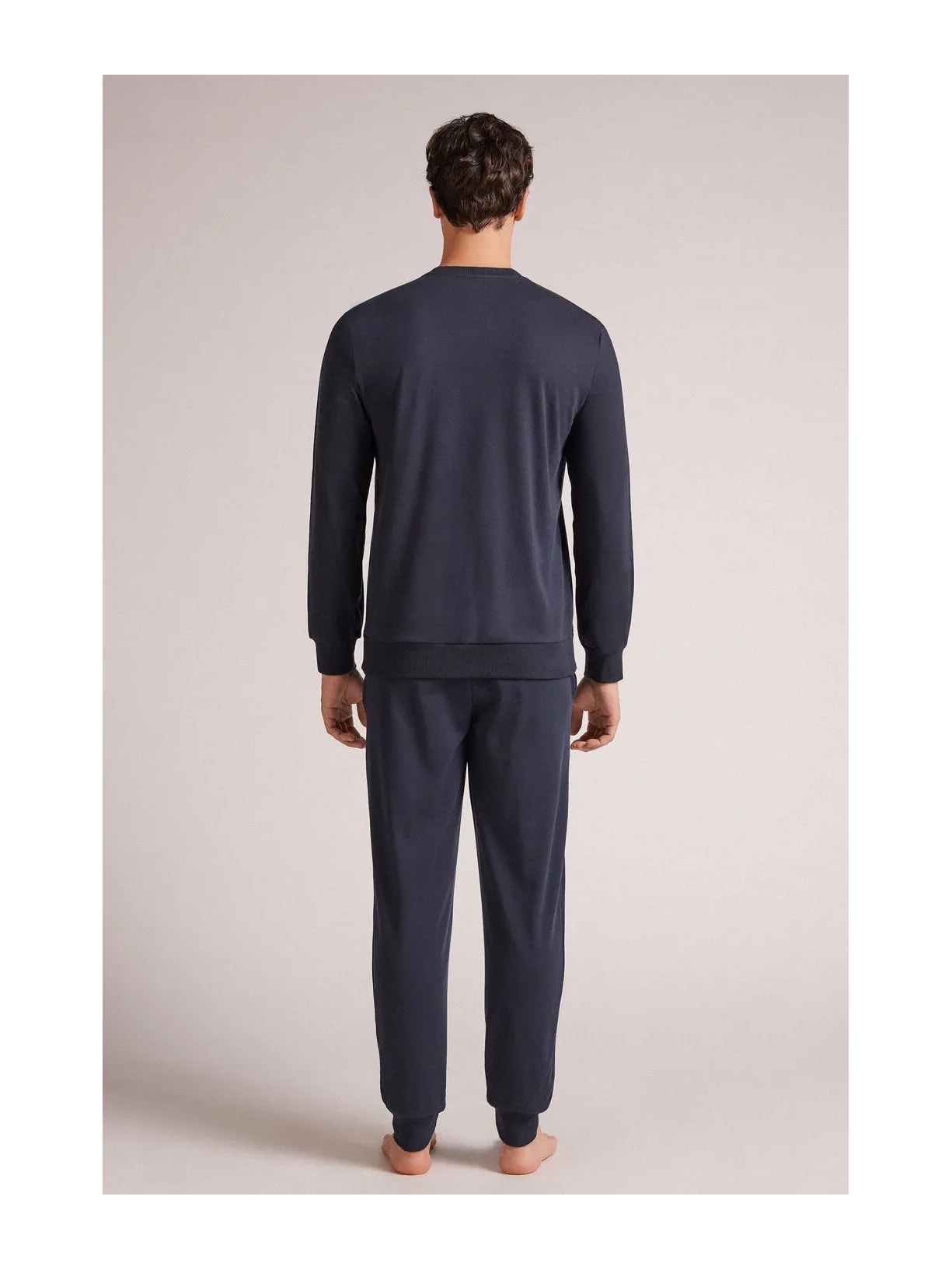 Pijama Comprido Coca-Cola Vintage Em Algodão Azul Intimissimi