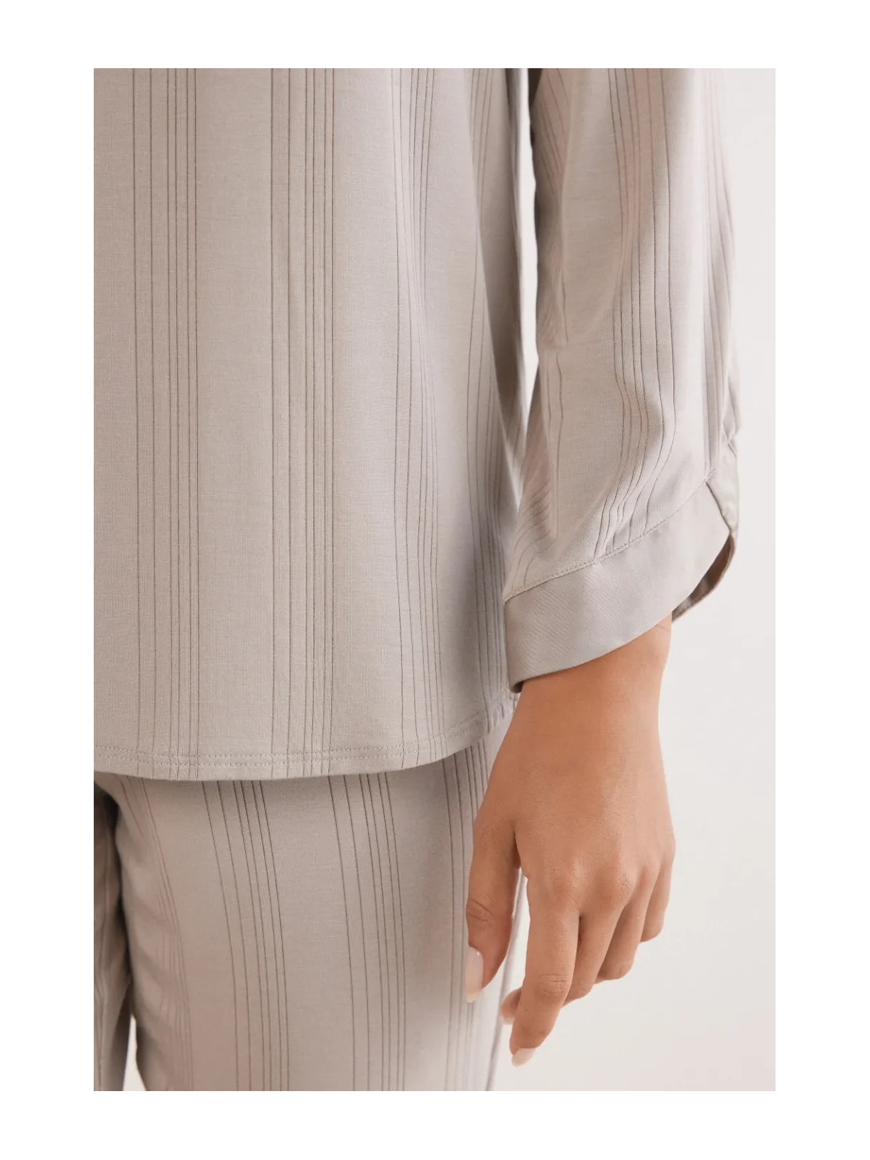 Pijama Comprido Delicate Alchemy Em Modal Beige Intimissimi