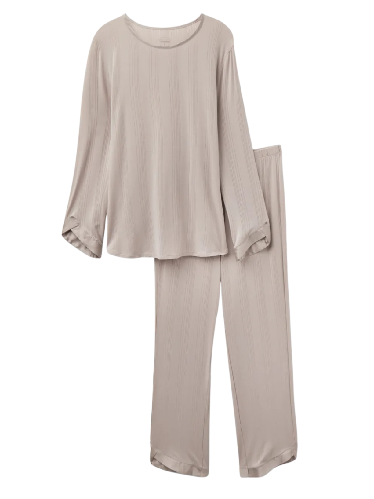 Pijama Comprido Delicate Alchemy Em Modal - Beige