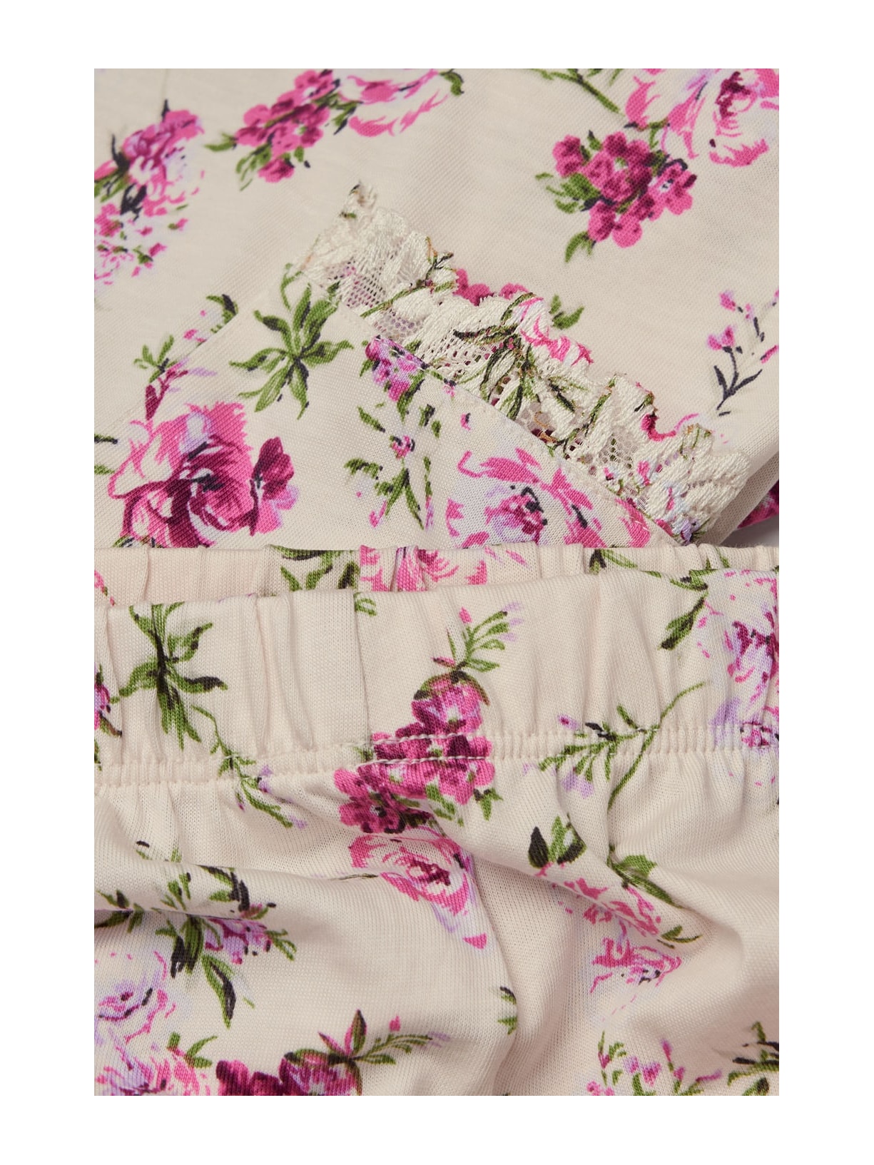 Pijama Comprido Em Algodão Supima Pretty Flowers Rosa Intimissimi