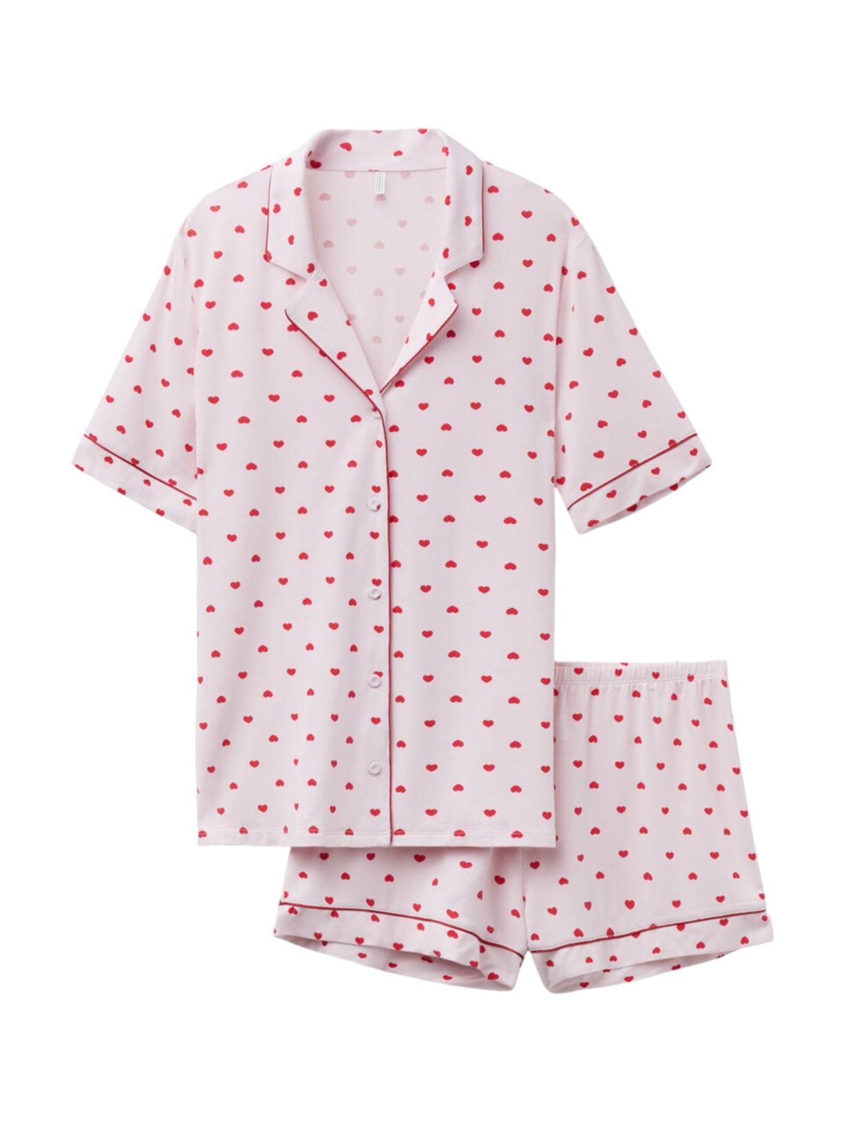 Pijama Curto Aberto Na Frente Em Modal The Love Club Rosa Intimissimi