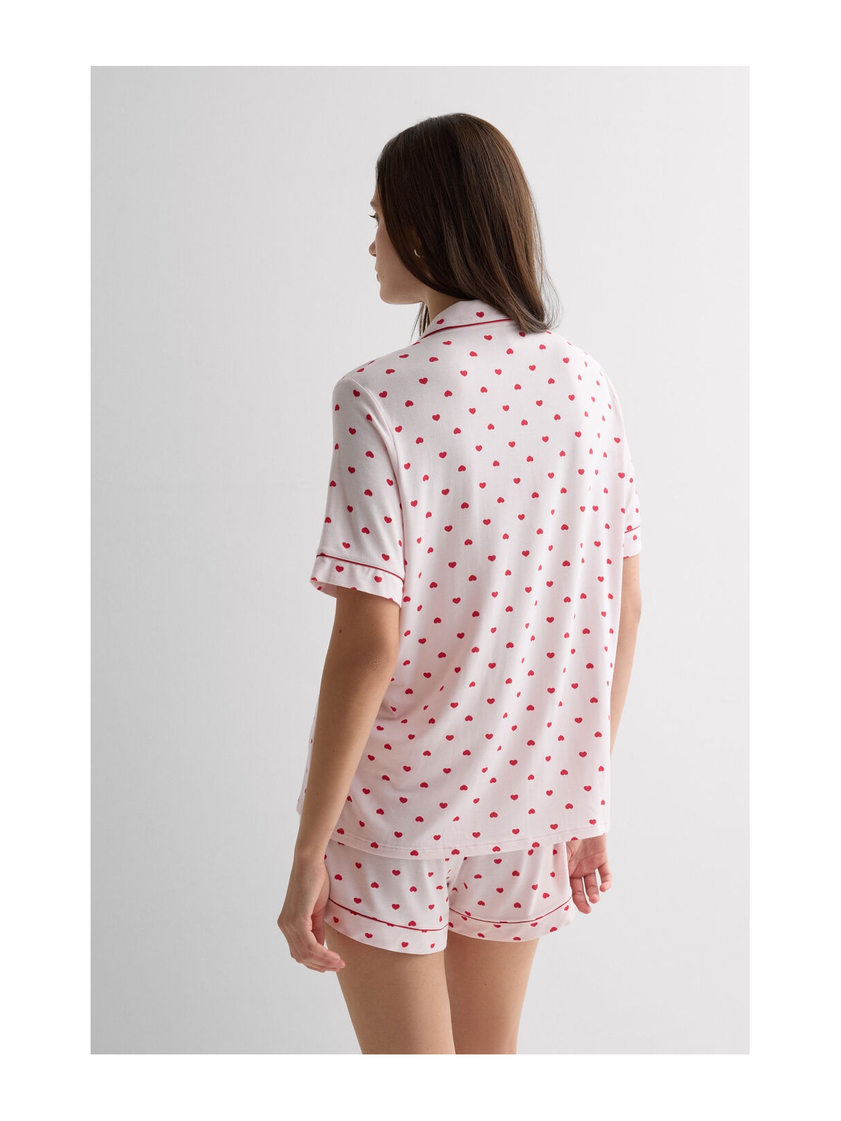 Pijama Curto Aberto Na Frente Em Modal The Love Club Rosa Intimissimi
