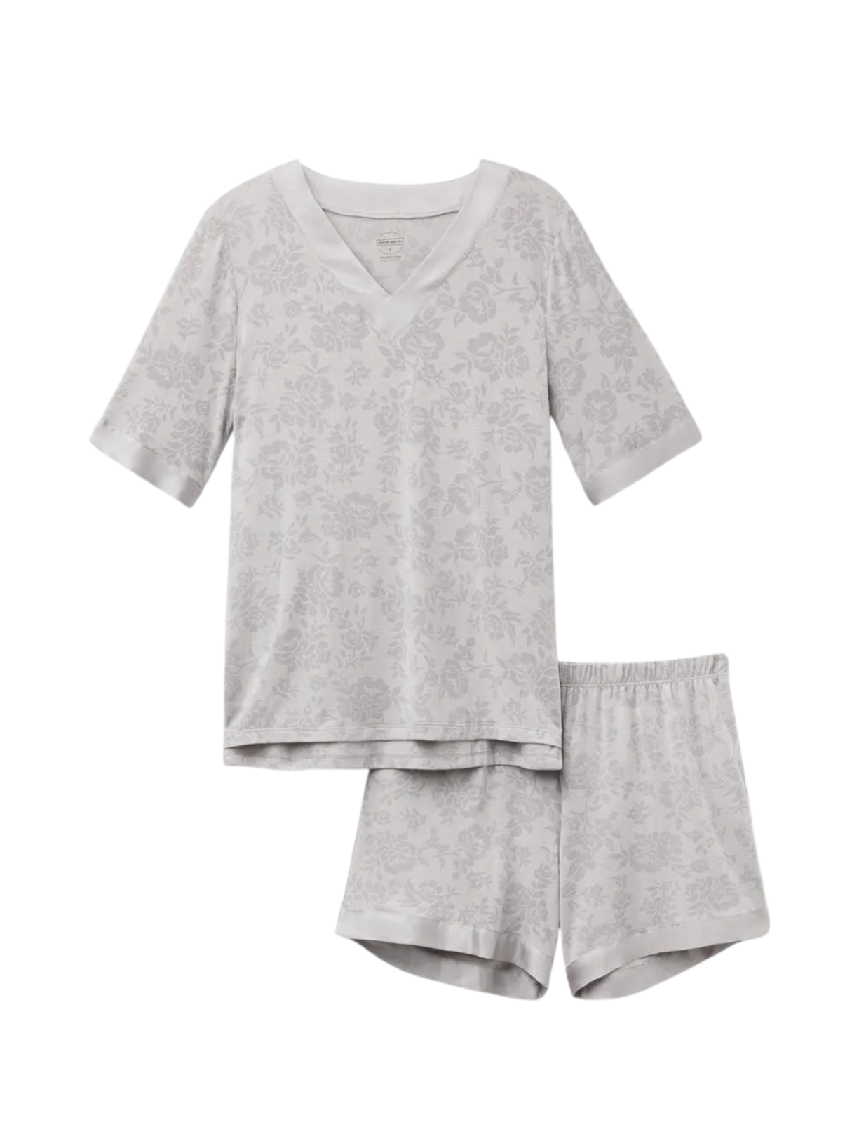 Pijama Curto Efeito Devorê Soft Dreams Cinza Intimissimi