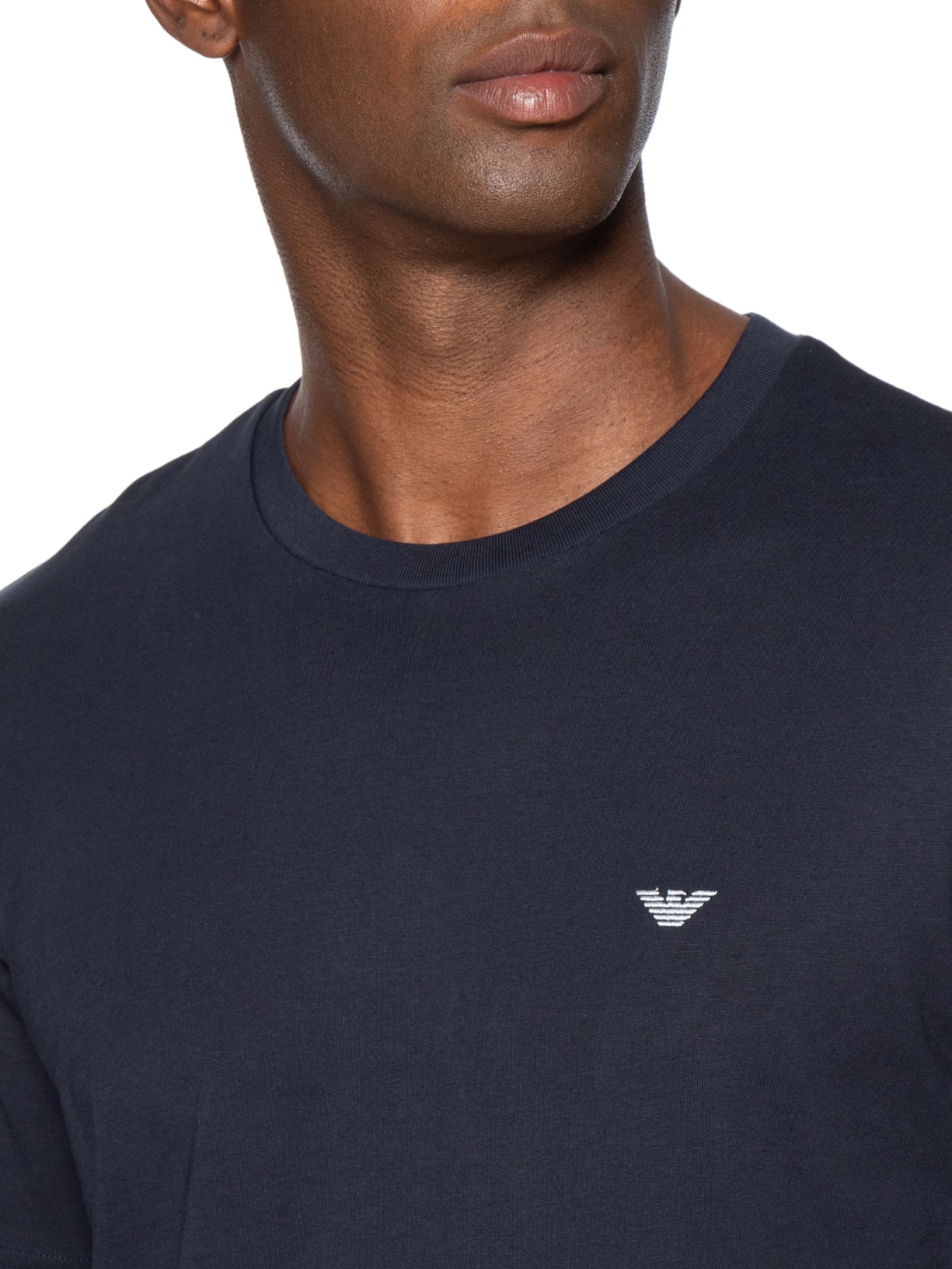 Pijama Curto Masculino Nightwear Azul Emporio Armani Bodywear