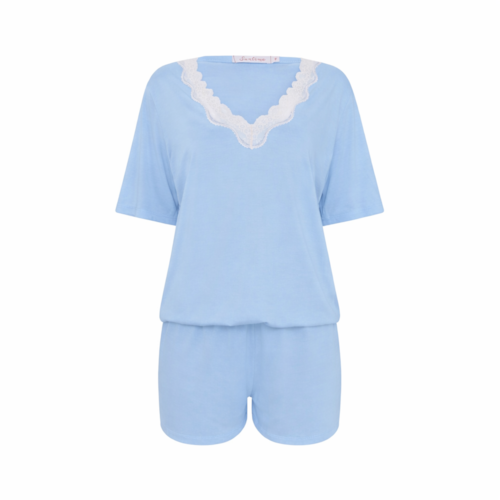 Pijama Curto Sweet Baby Blue - Azul