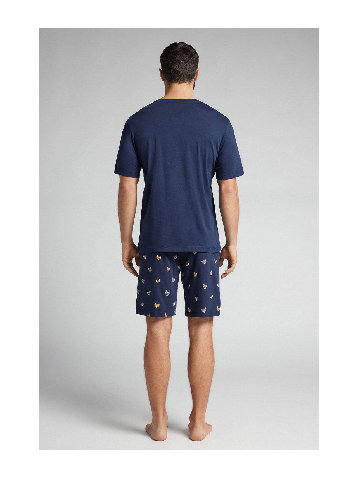 Pijama Curto Tom & Jerry Azul Intimissimi